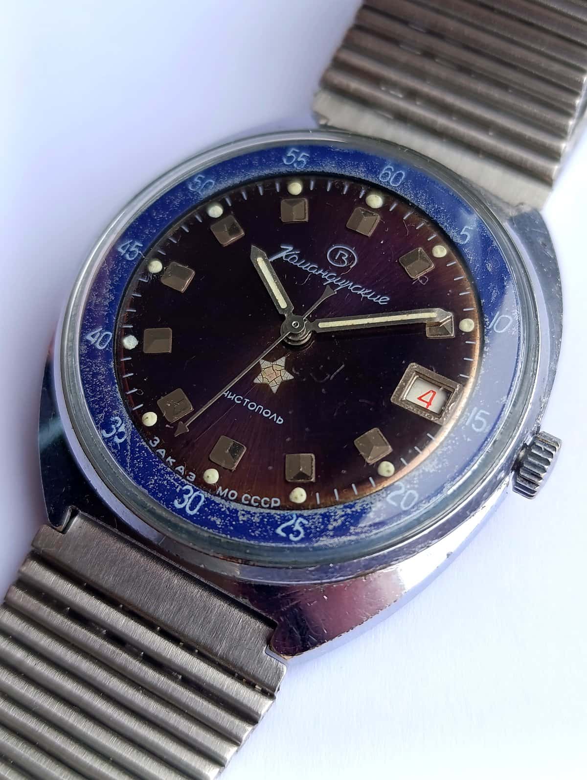 Vostok Komandirskie 2234 Soviet Military Watch, 18 Jewels, Hacking