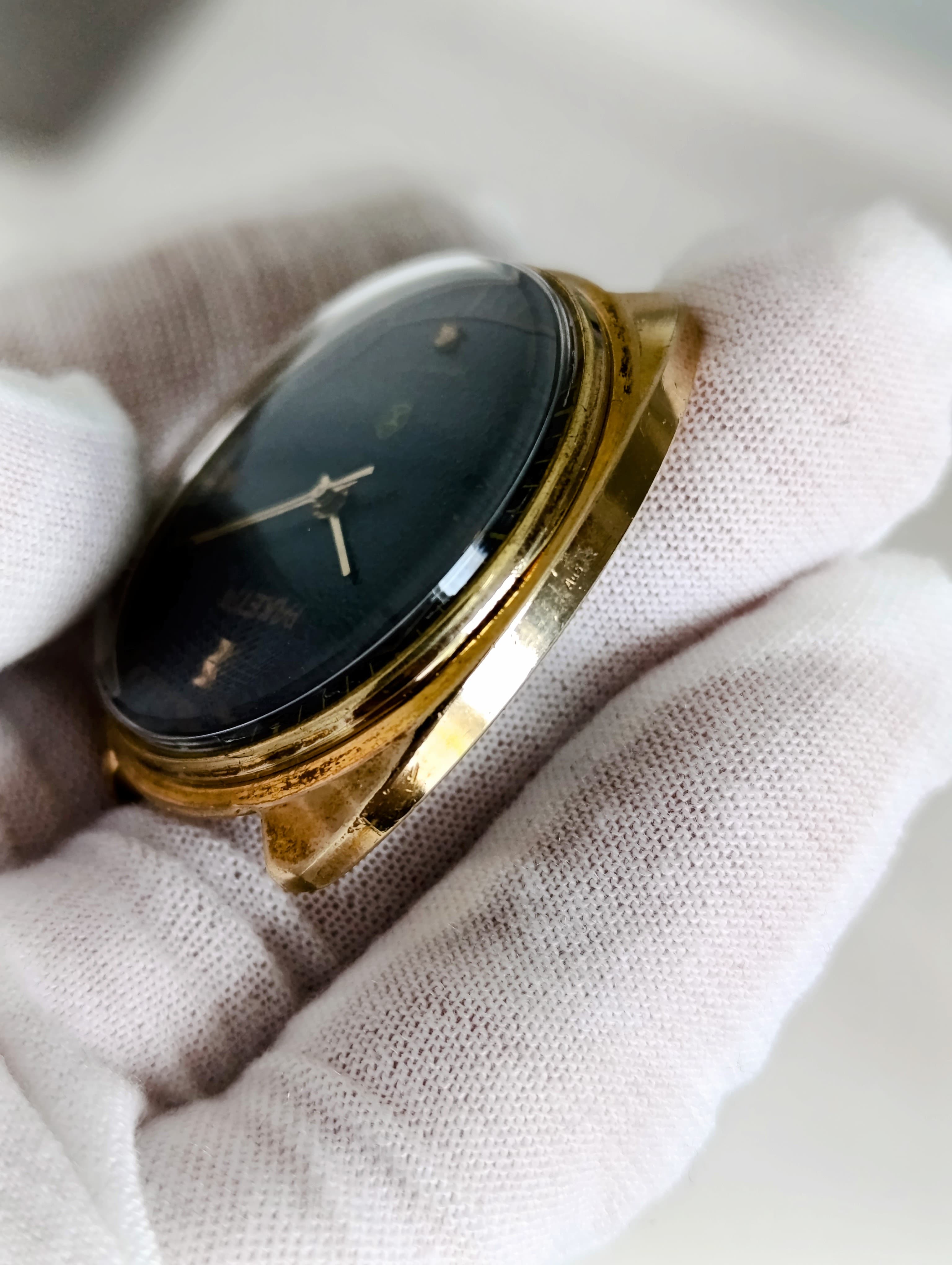 Vintage Raketa USSR Watch Model 2609.НА Gold Plated 19 Jewels – thumbnail 5