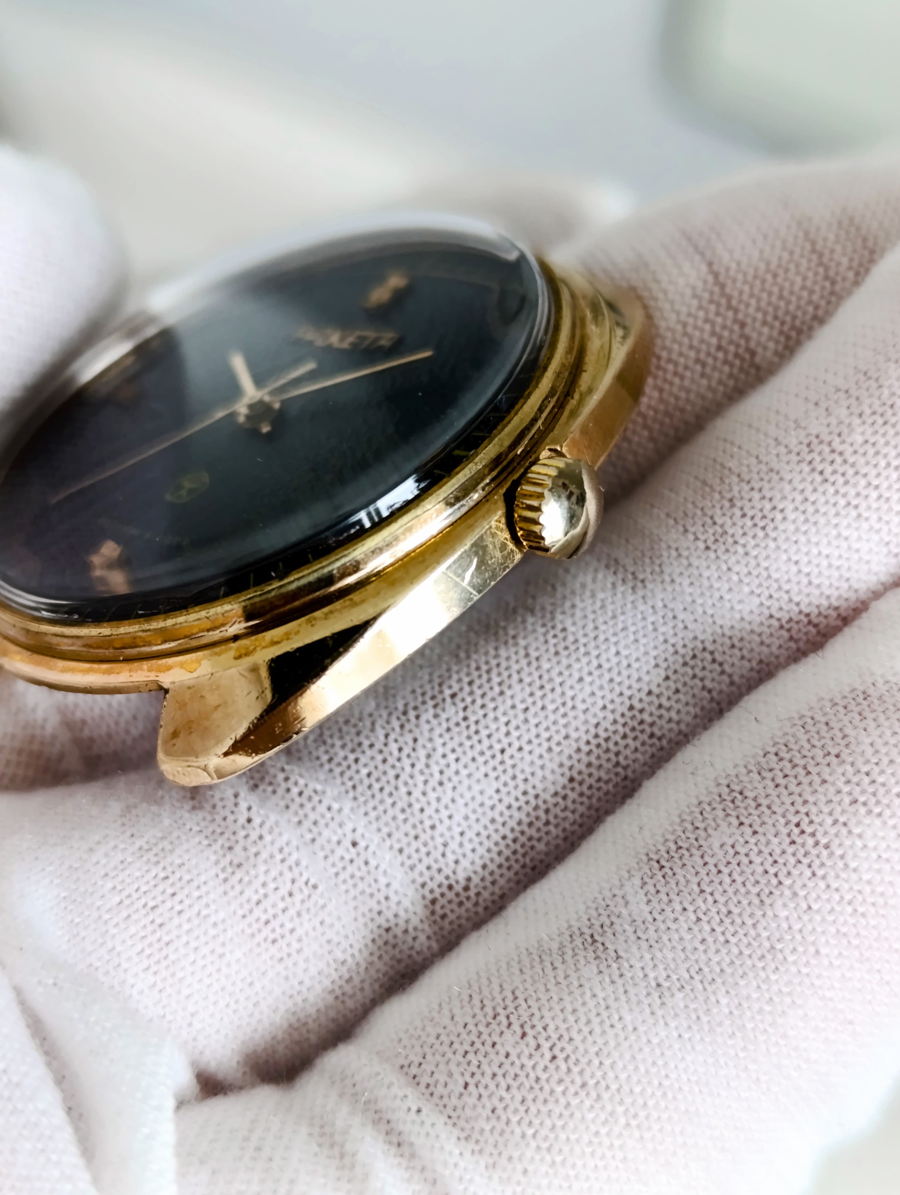 Vintage Raketa USSR Watch Model 2609.НА Gold Plated 19 Jewels – thumbnail 4