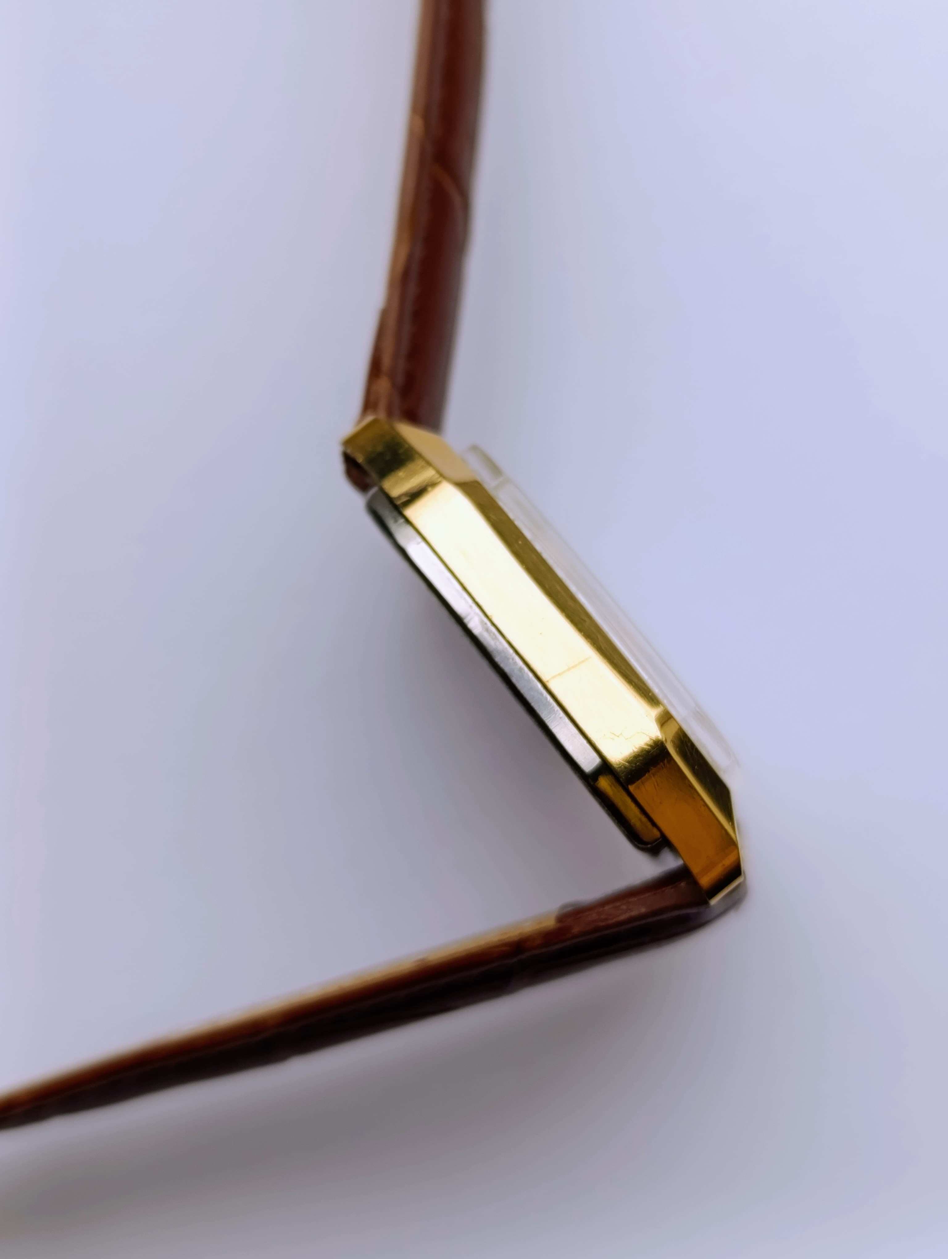 Luch 2209 23 Jewels Vintage Soviet Watch – Octagonal Gold-Plated Case – thumbnail 7