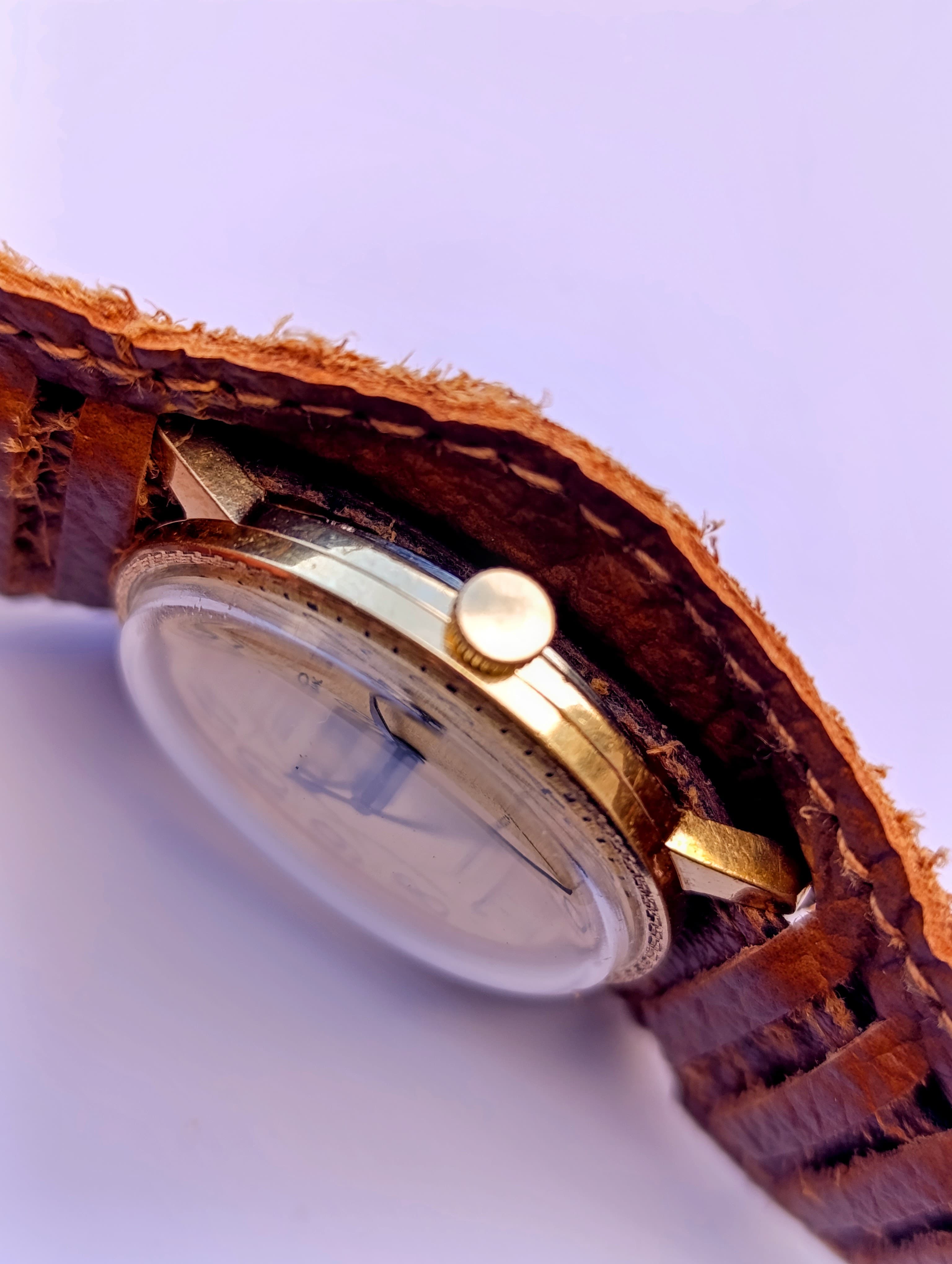 Vintage Raketa USSR Watch Cal. 2609.HA – 1980s Gold-Plated Soviet Mechanical Watch – thumbnail 8