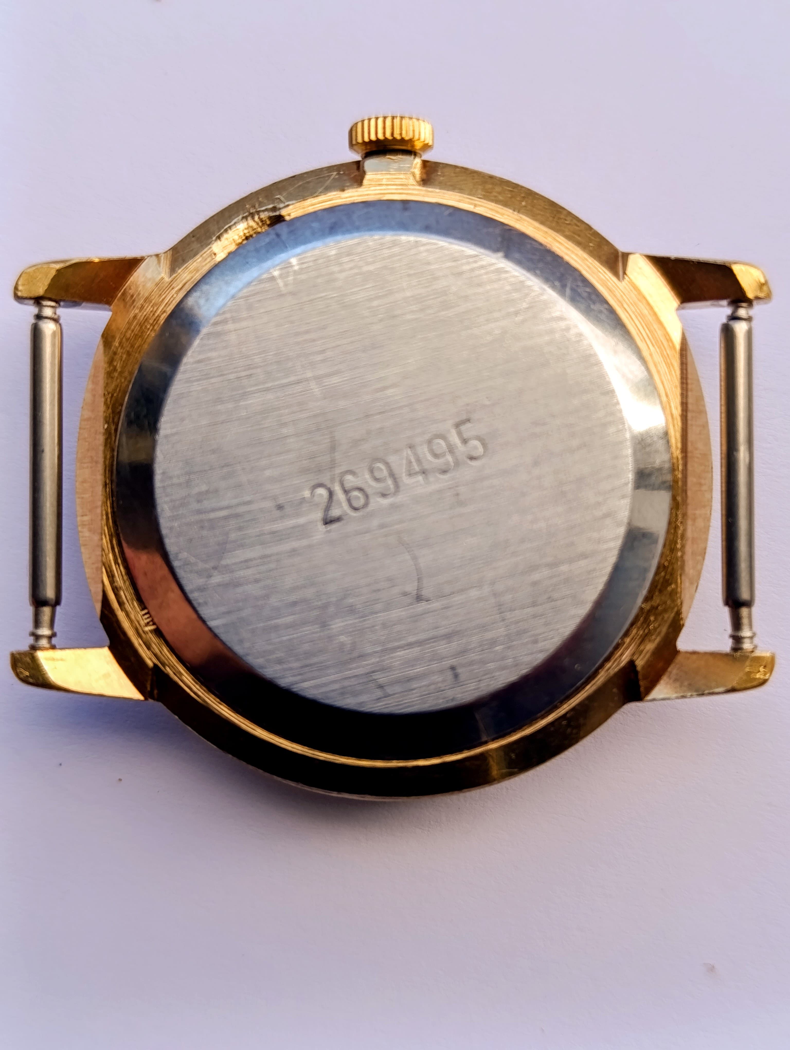 Vintage Raketa USSR Watch Cal. 2609.HA – 1980s Gold-Plated Soviet Mechanical Watch – thumbnail 2
