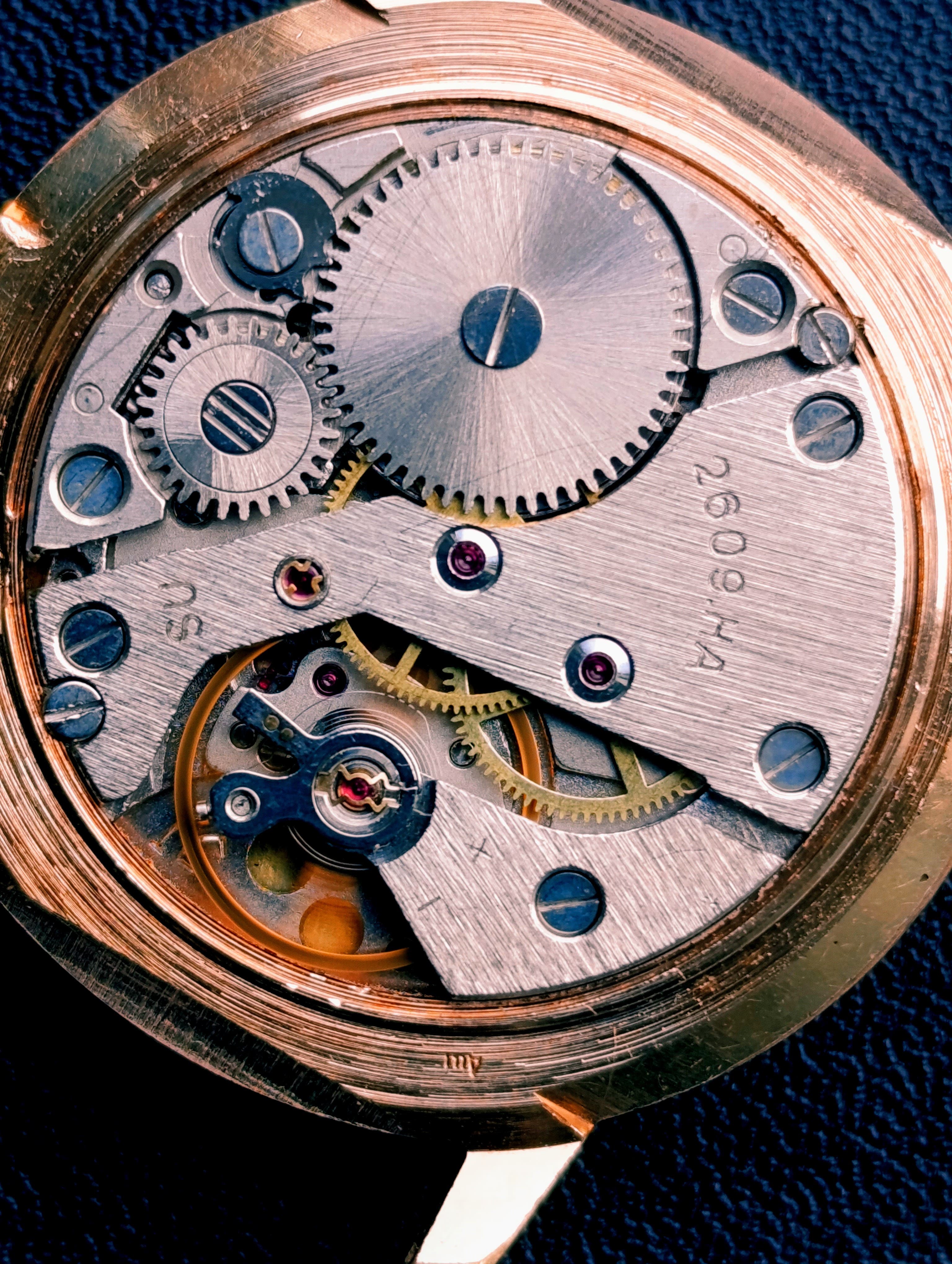 Vintage Raketa USSR Watch Cal. 2609.HA – 1980s Gold-Plated Soviet Mechanical Watch – thumbnail 3
