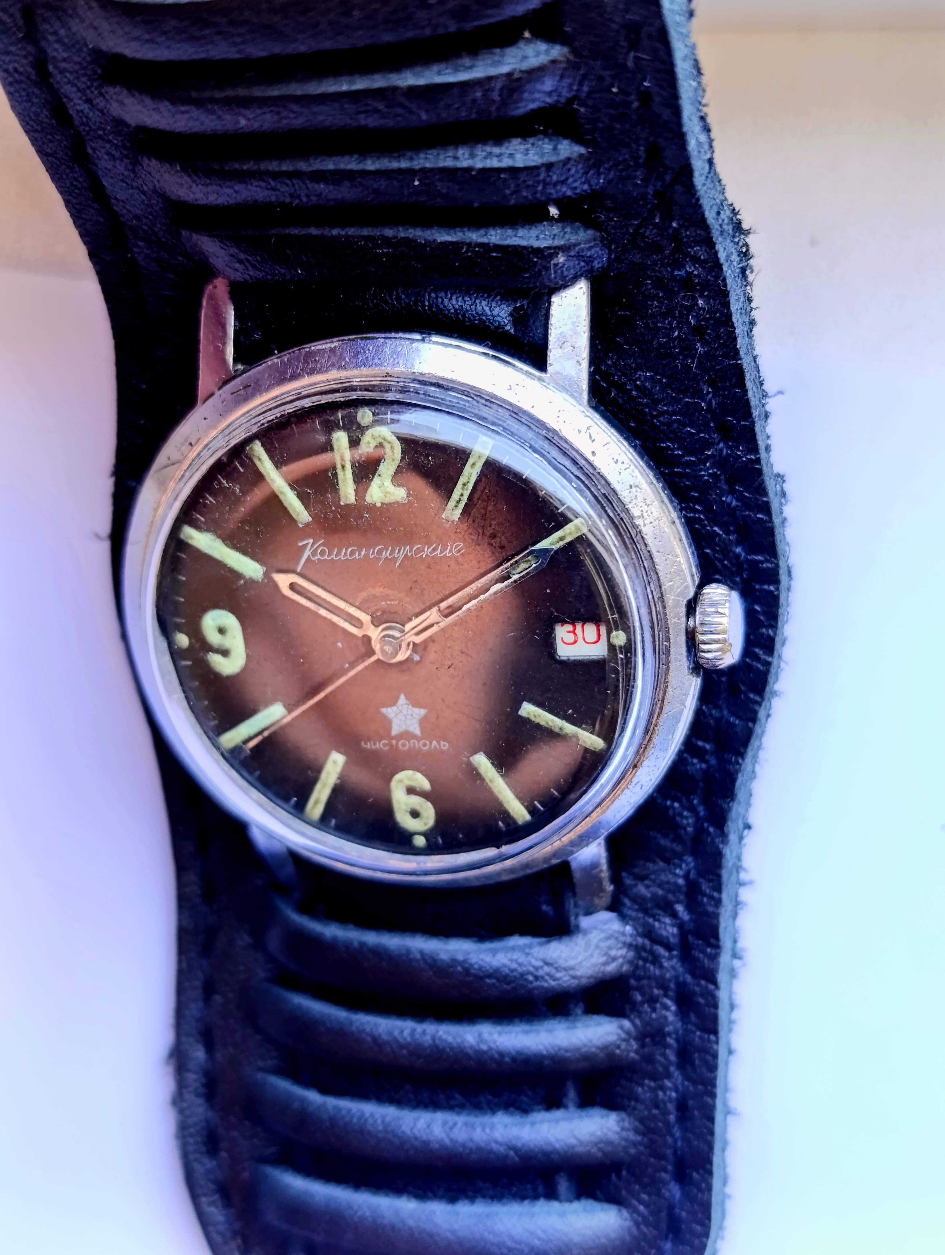 Vostok Komandirskie Early Model 2214 – Rare Soviet Military Watch – thumbnail 11