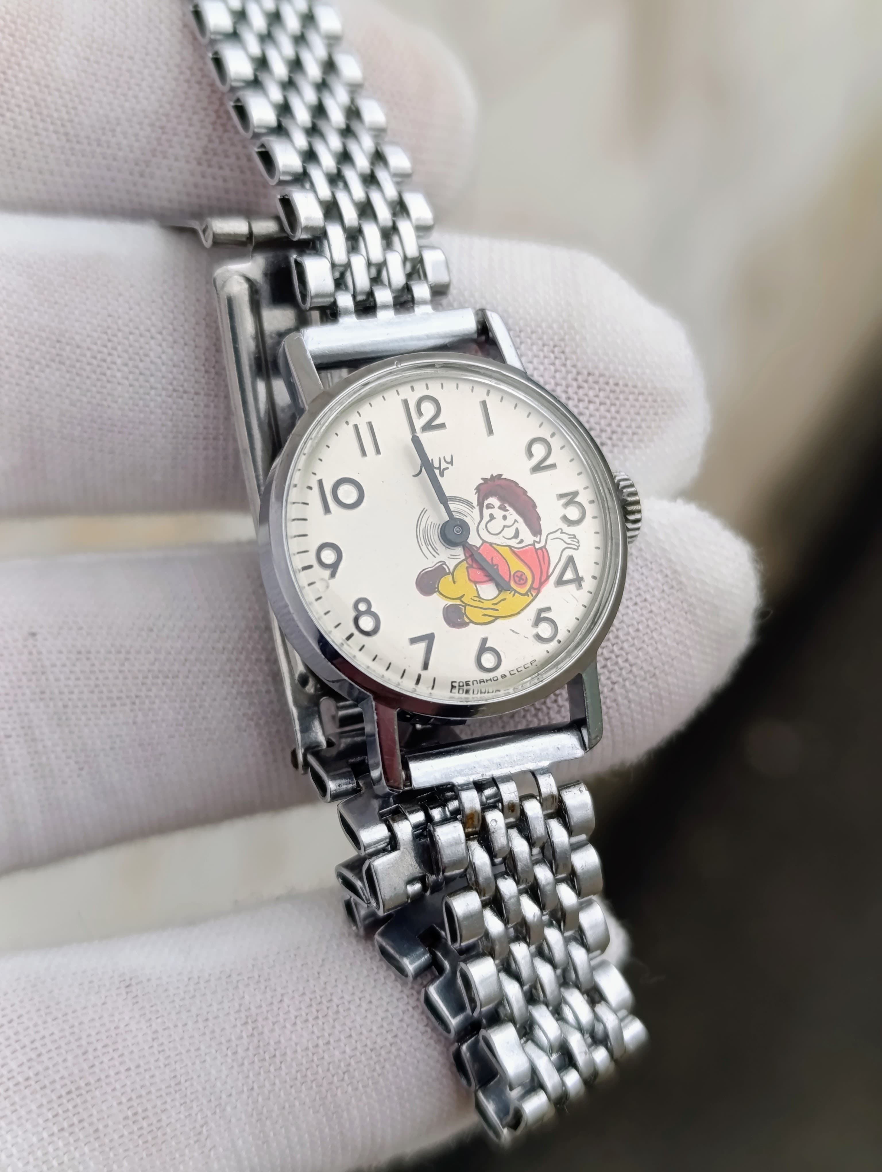 Soviet Watch Luch Children's Women's Wristwatch Caliber 1800 Made in USSR 1970s – thumbnail 7