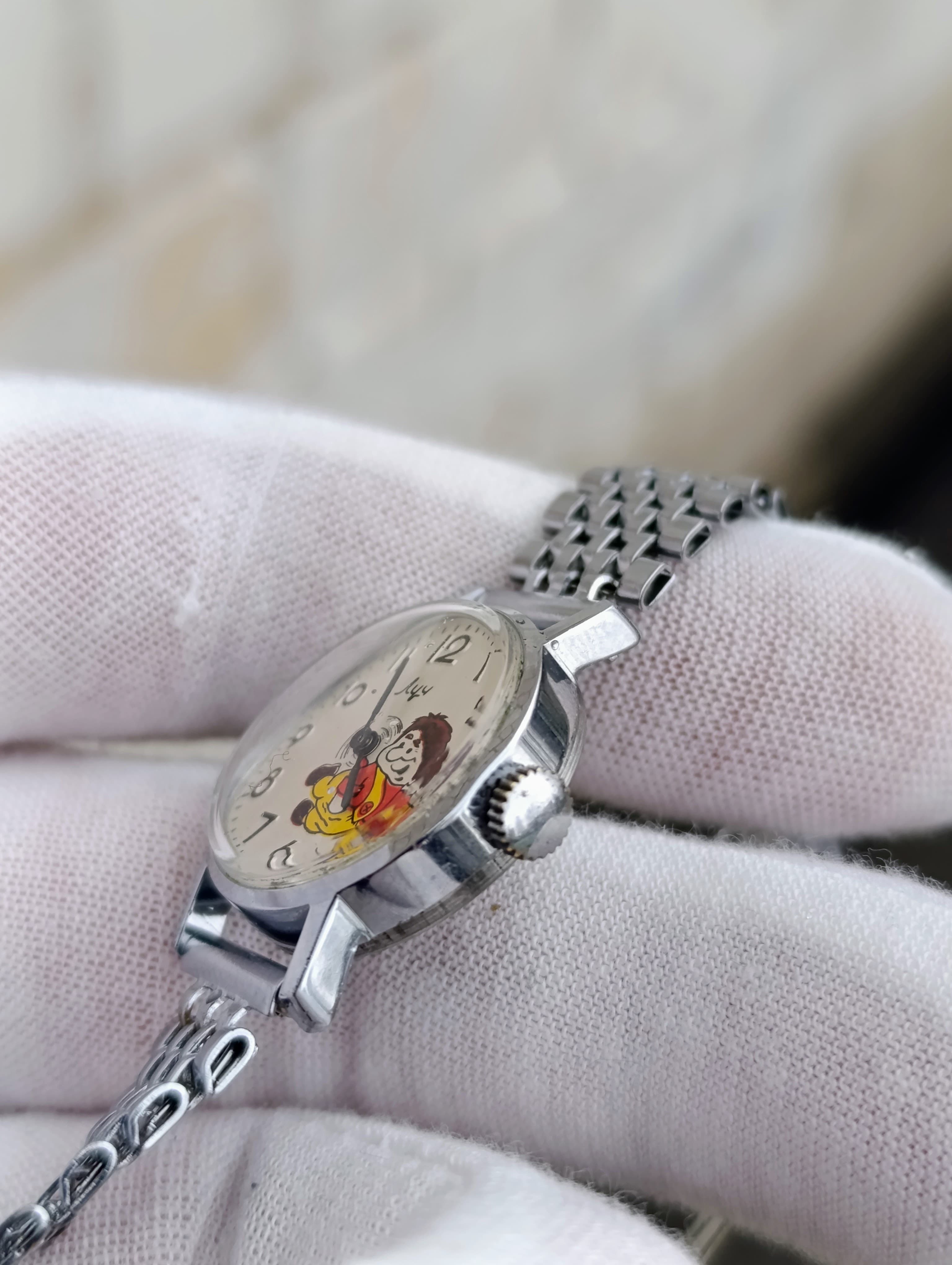 Soviet Watch Luch Children's Women's Wristwatch Caliber 1800 Made in USSR 1970s – thumbnail 4