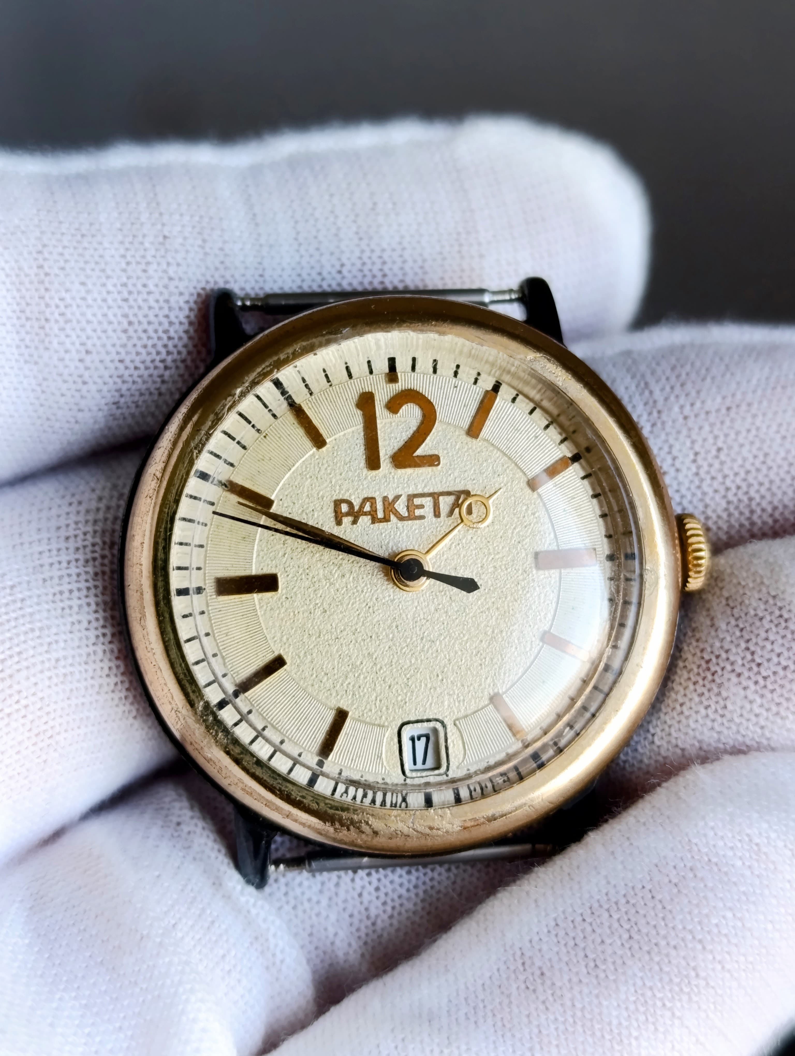 Vintage Raketa  Watch Cal.: 2614.H 19 Jewels 1980s – Classic Soviet Timepiece – thumbnail 2