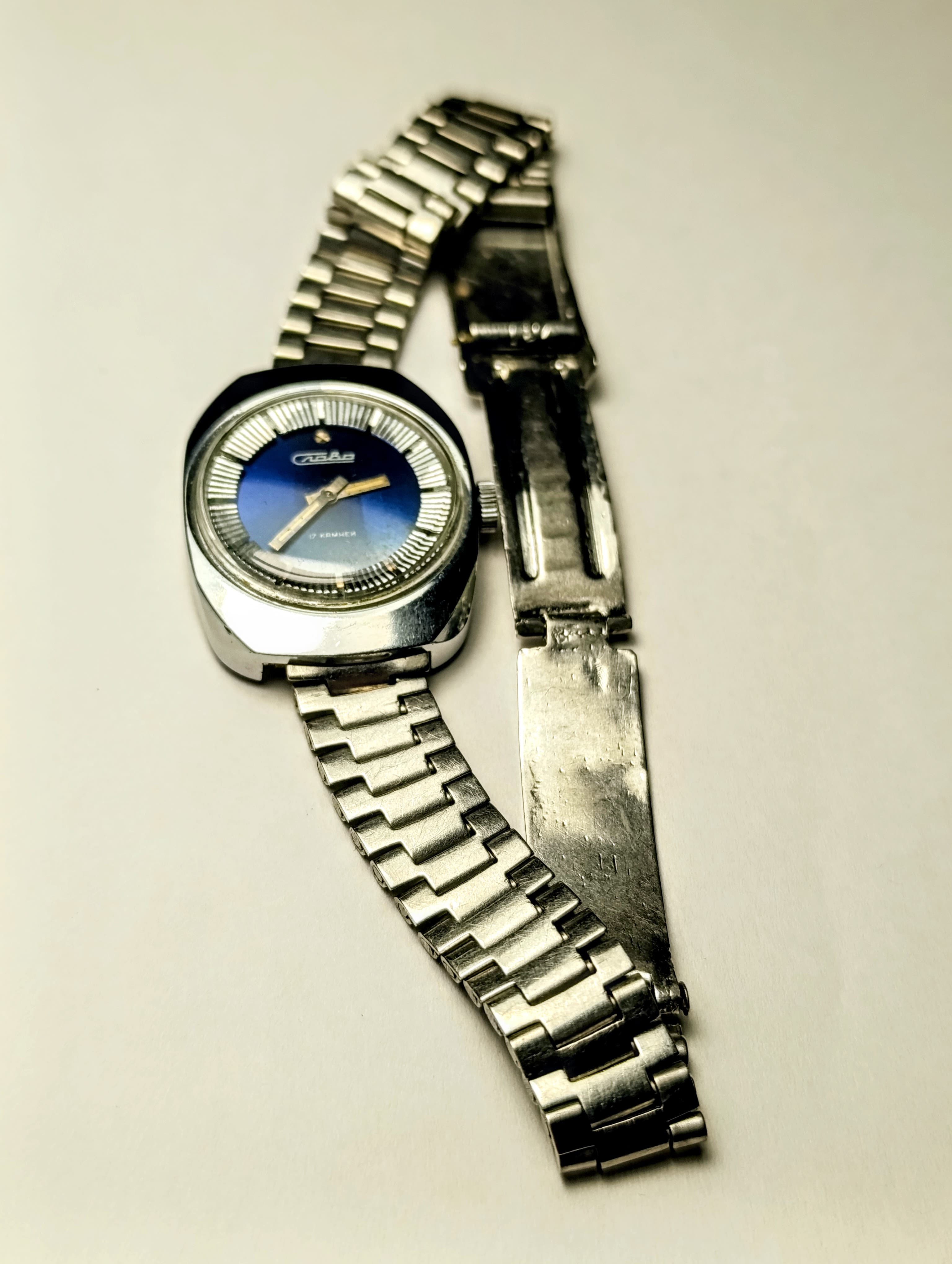 Soviet Vintage Watch Slava Rare Ladies Russian Wristwatch  Made in USSR 1980s – thumbnail 10