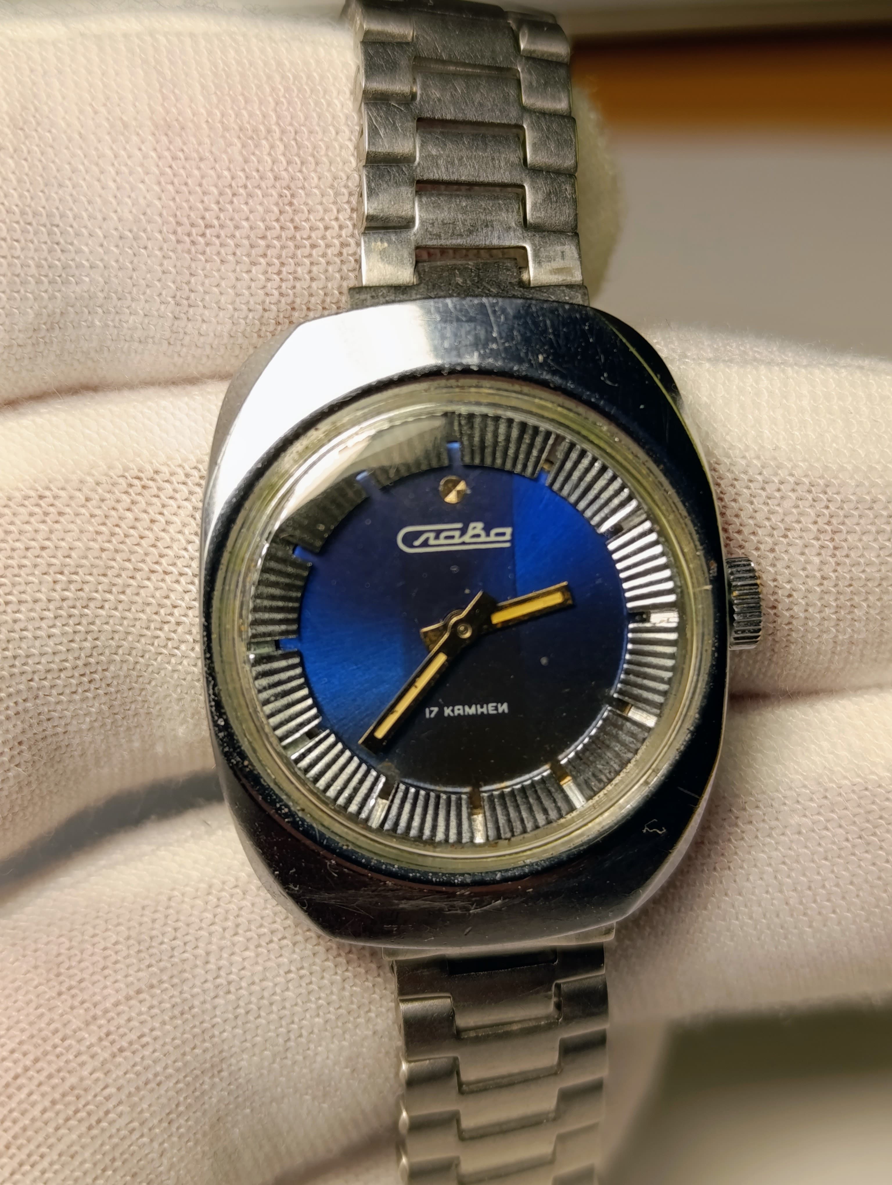 Soviet Vintage Watch Slava Rare Ladies Russian Wristwatch  Made in USSR 1980s – thumbnail 7