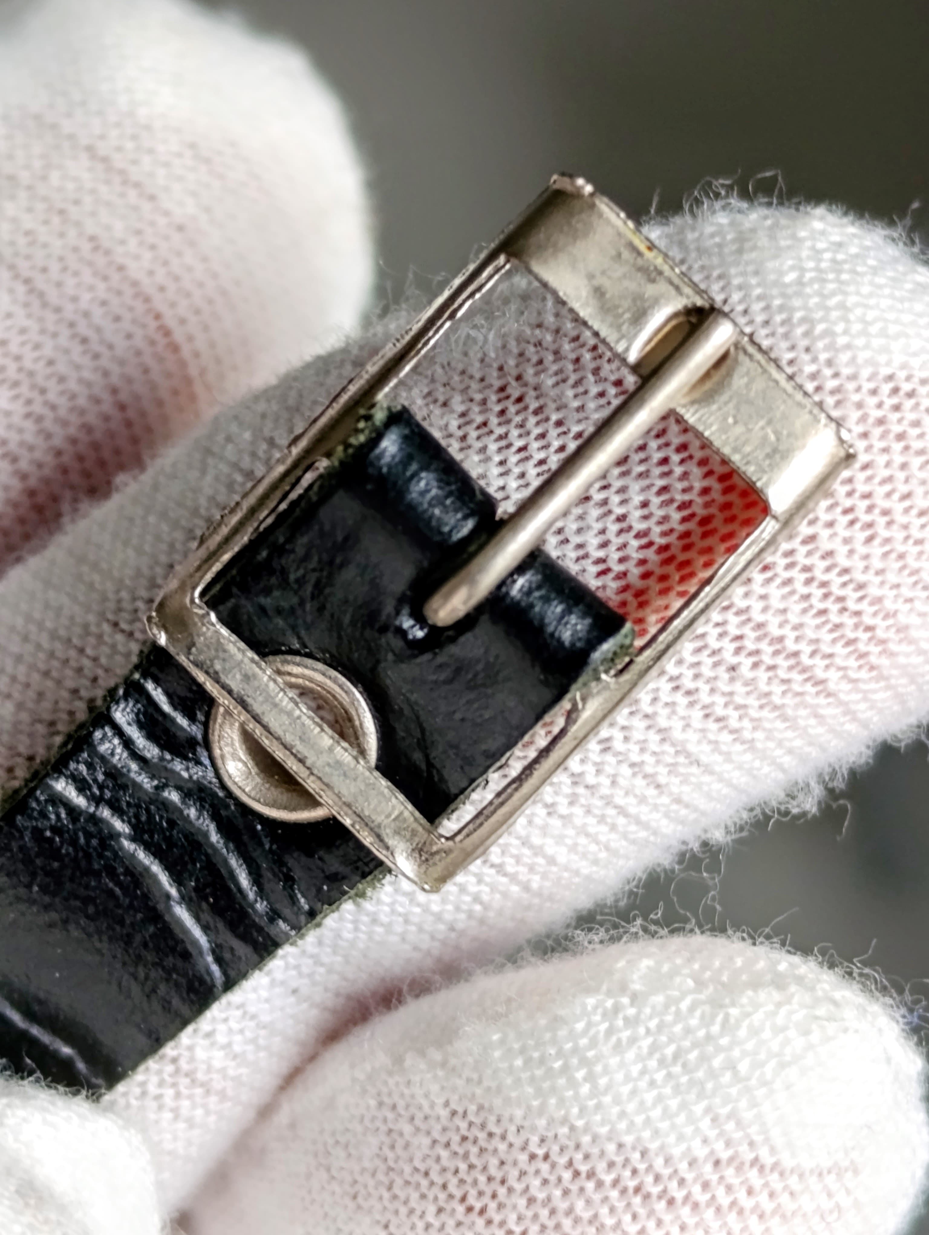 Soviet Watch Slava Cal.: 1601 – Vintage Women's Watch with 17 Jewels and Leather Strap – thumbnail 7