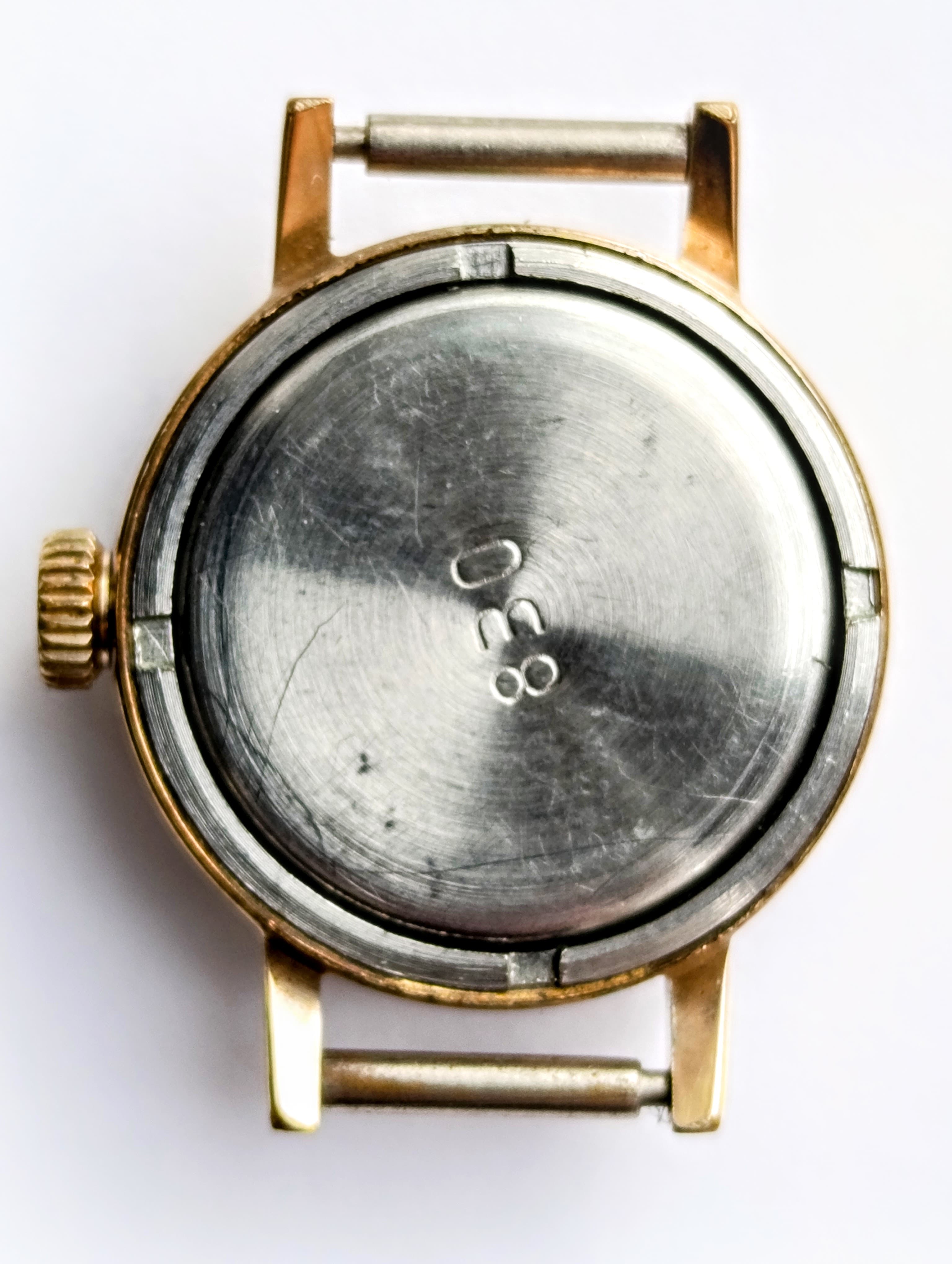 Soviet Watch Slava Cal.: 1601 – Vintage Women's Watch with 17 Jewels and Leather Strap – thumbnail 5