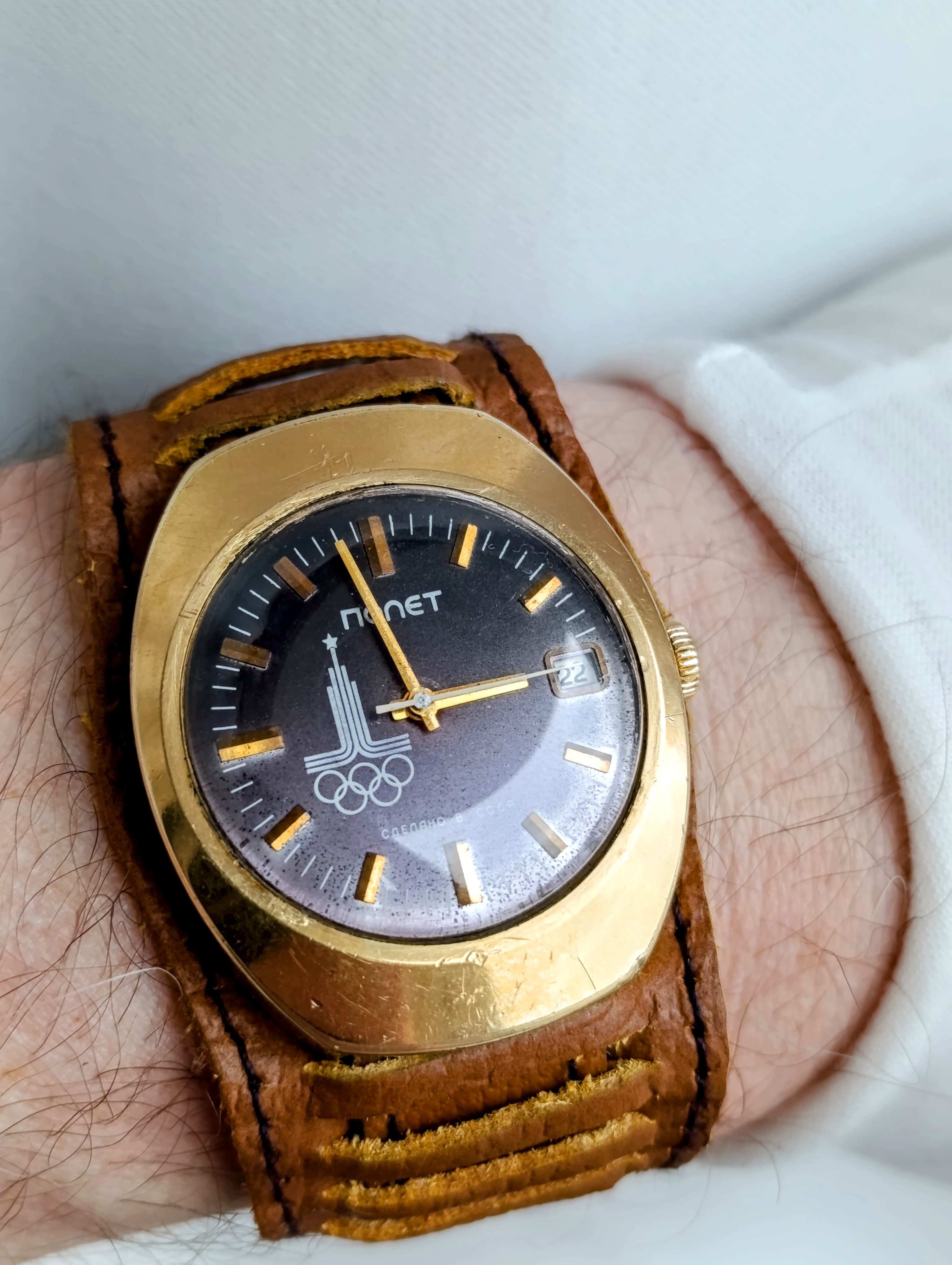 Vintage Poljot 2614.2H Soviet Olympic Watch – Moscow 1980 17 Jewels – thumbnail 10
