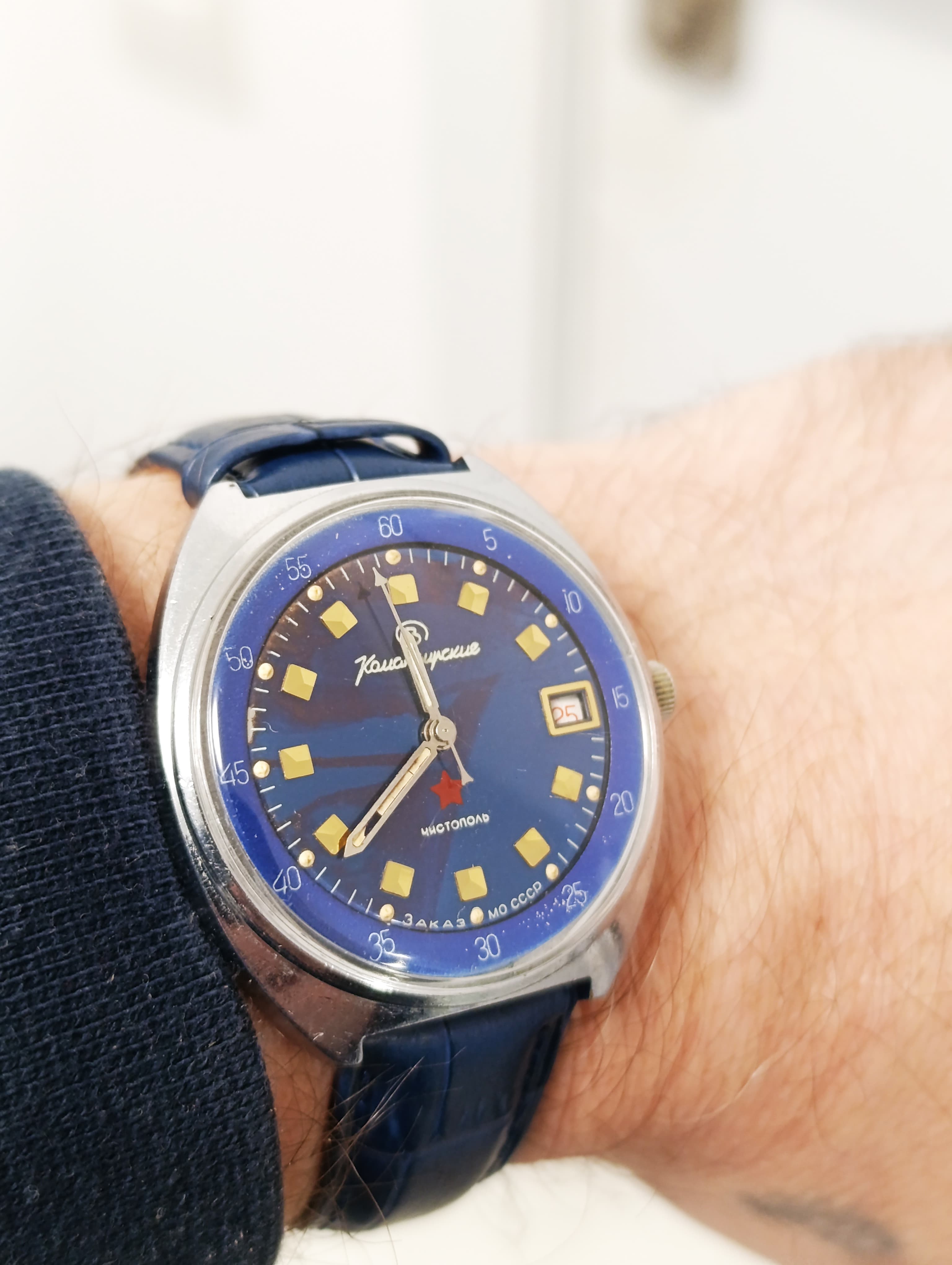 Soviet Watch VOSTOK 2214 Komandirskie Zakaz MO Mechanical Military Stop-Second – thumbnail 7