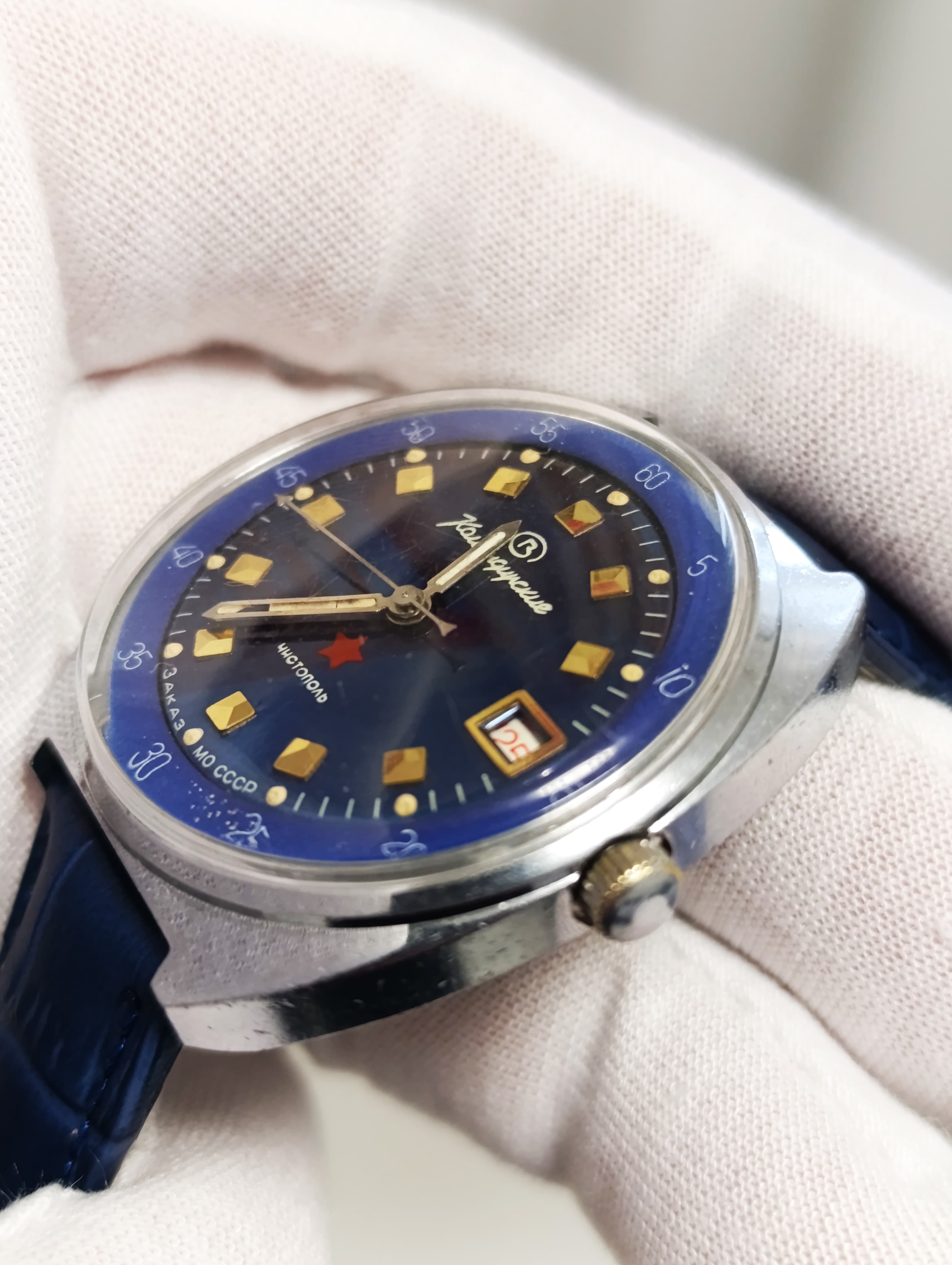 Soviet Watch VOSTOK 2214 Komandirskie Zakaz MO Mechanical Military Stop-Second – thumbnail 6