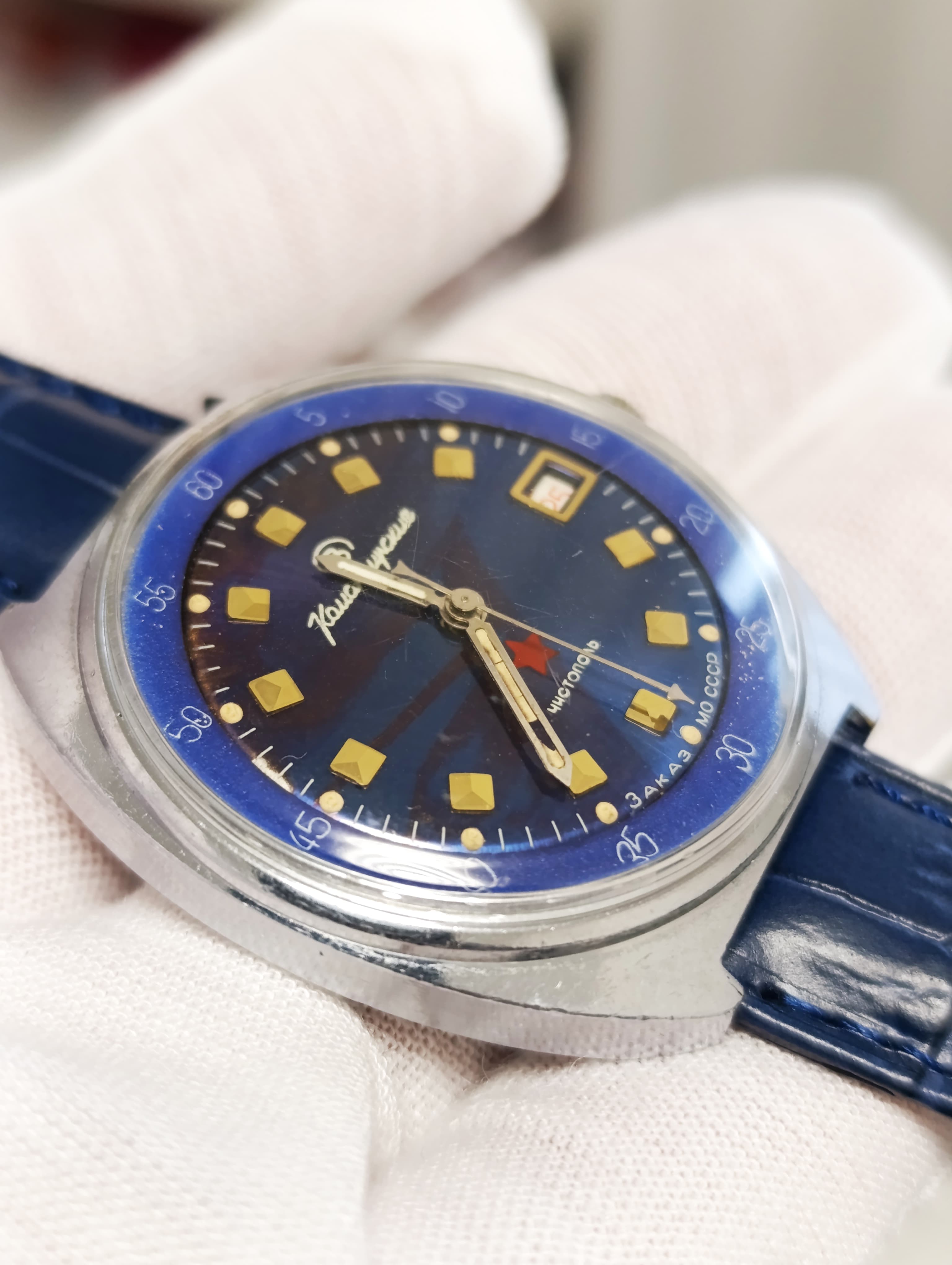 Soviet Watch VOSTOK 2214 Komandirskie Zakaz MO Mechanical Military Stop-Second – thumbnail 5
