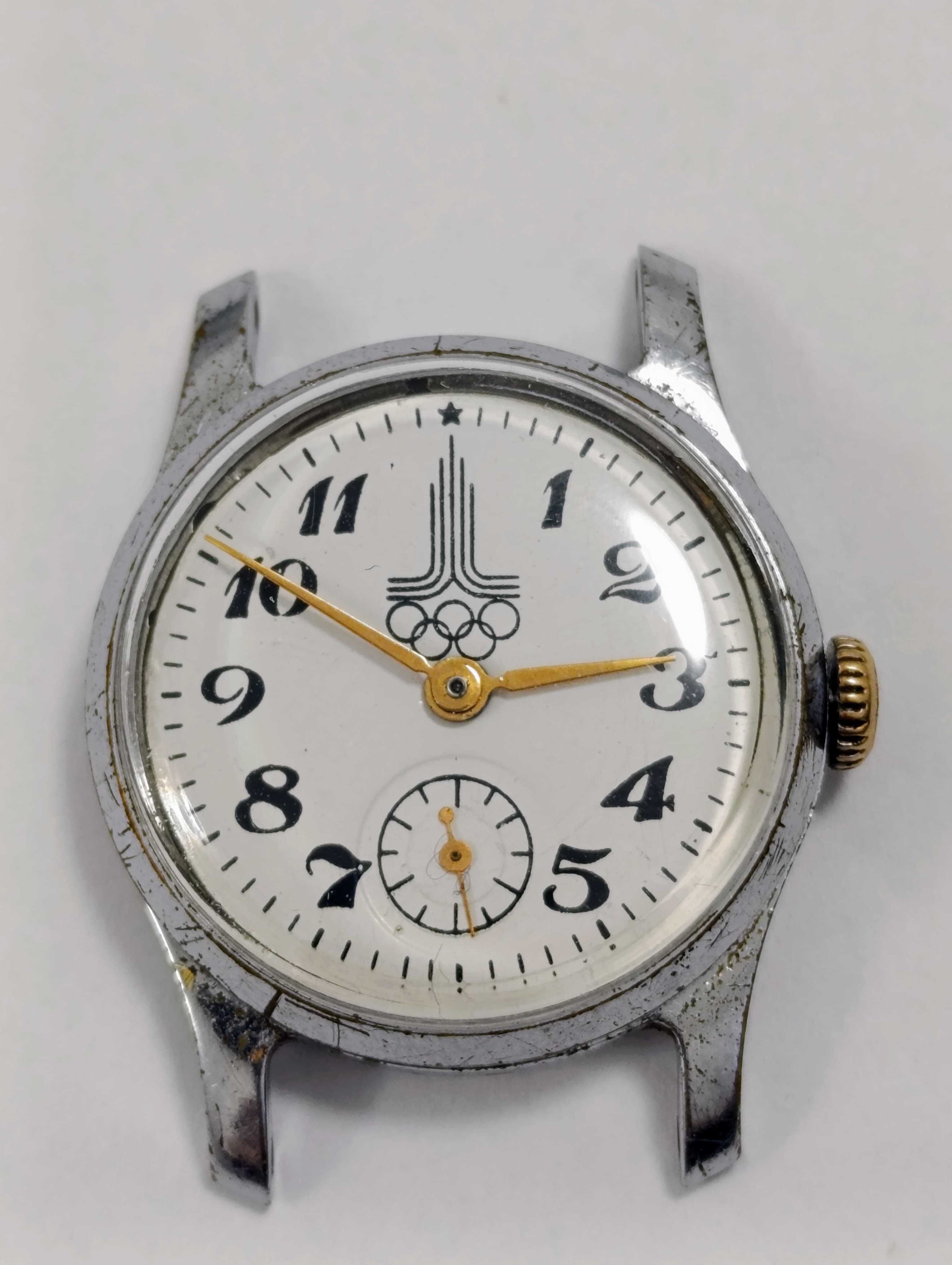 Pobeda 2602 Olympic Soviet Watch Collectible Soviet Women's Watch with Olympic Symbols 1970s – thumbnail 8