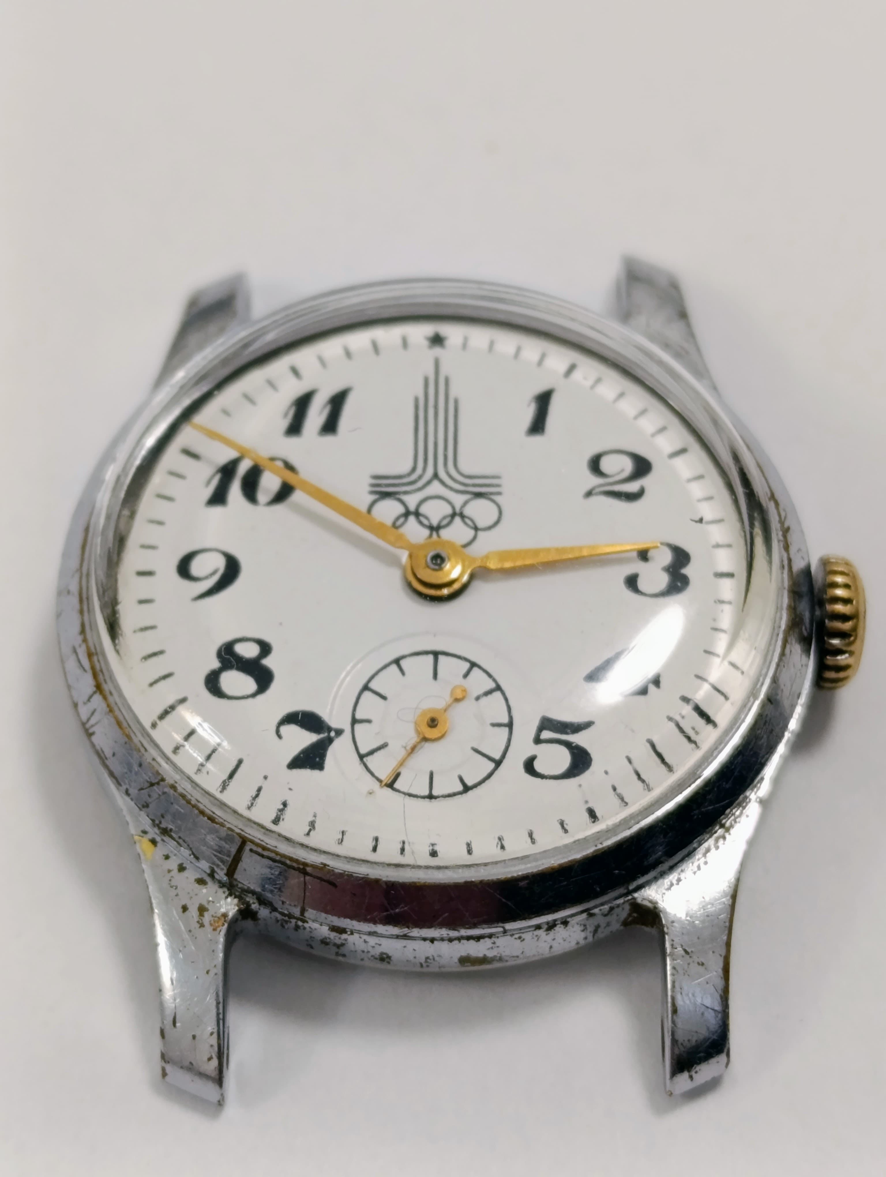 Pobeda 2602 Olympic Soviet Watch Collectible Soviet Women's Watch with Olympic Symbols 1970s – thumbnail 9