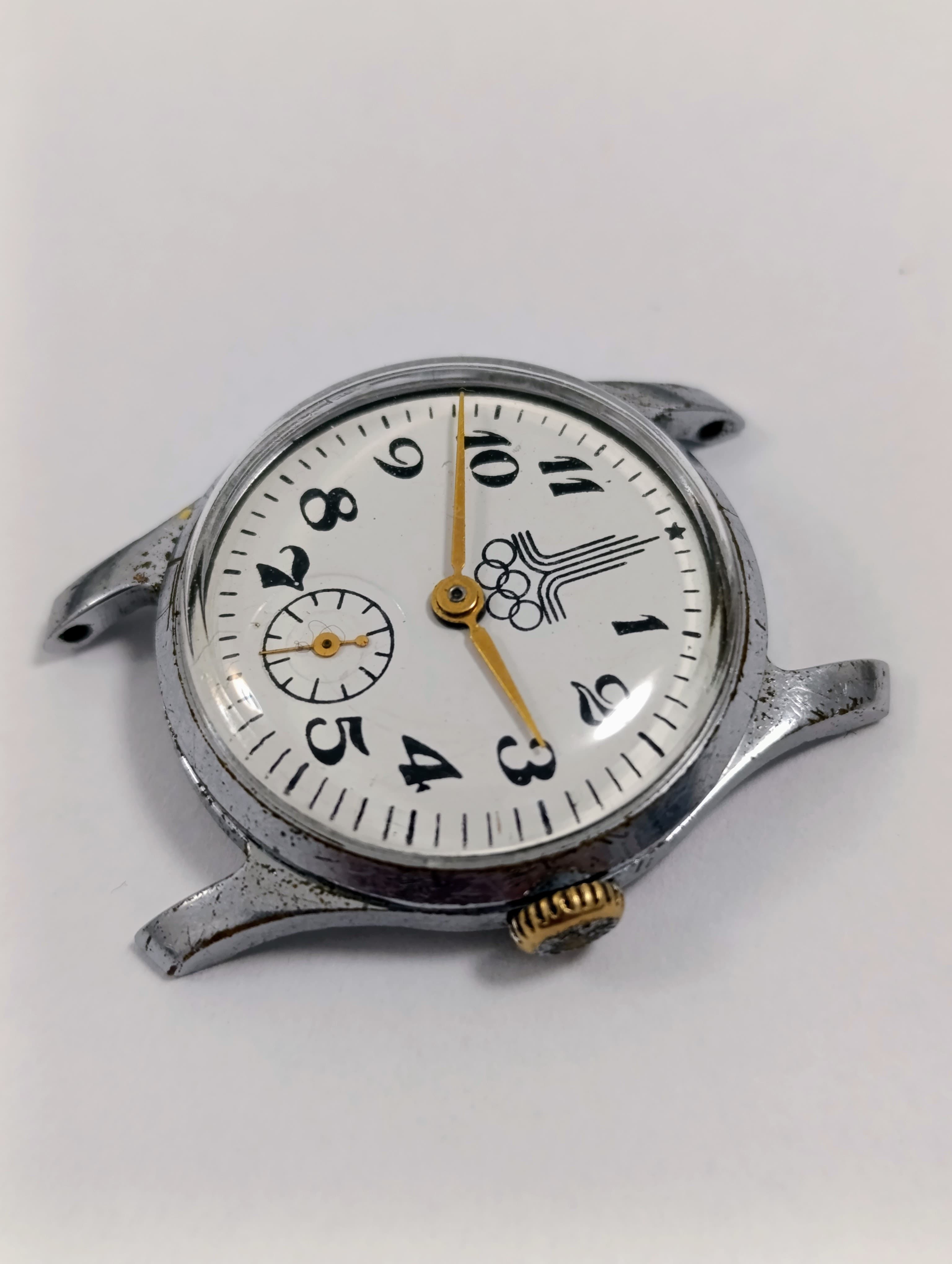 Pobeda 2602 Olympic Soviet Watch Collectible Soviet Women's Watch with Olympic Symbols 1970s – thumbnail 5