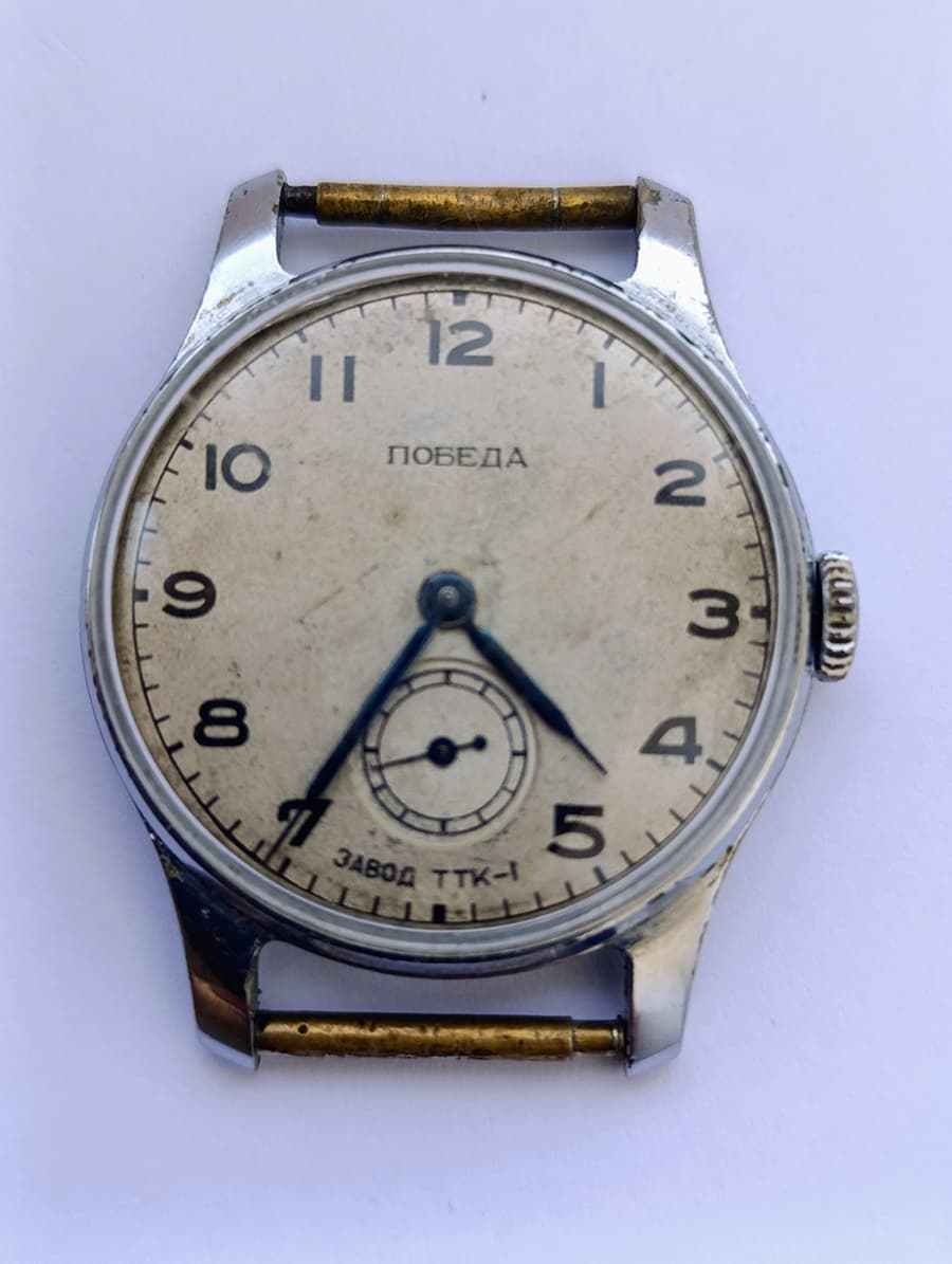 Pobeda Watch TTK-1 Rare Soviet Watch | Factory Precision Technical Stones 1952 – thumbnail 15
