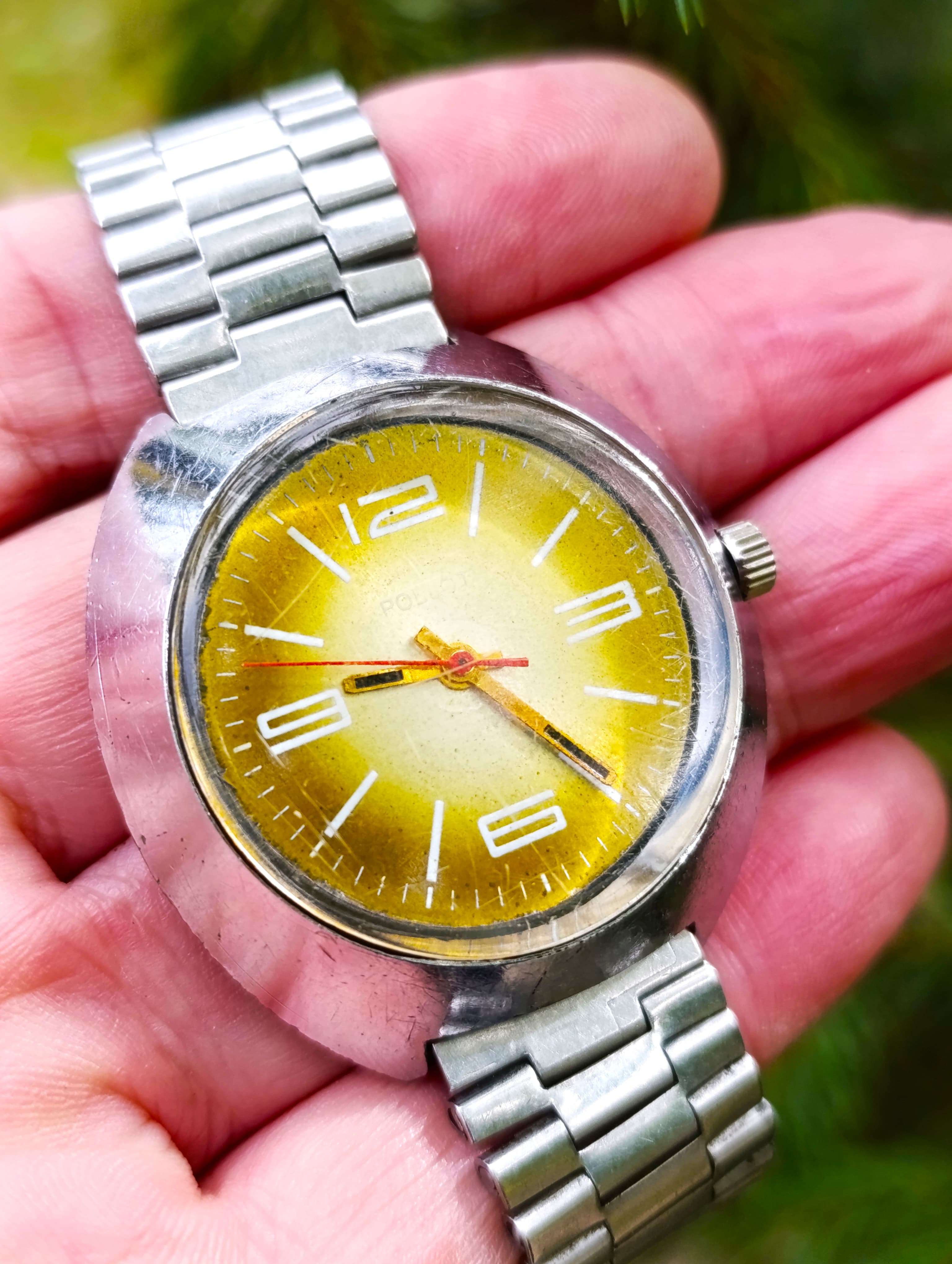 Vintage Poljot Vulkan Men’s Watch – Soviet Era Elegance – thumbnail 6