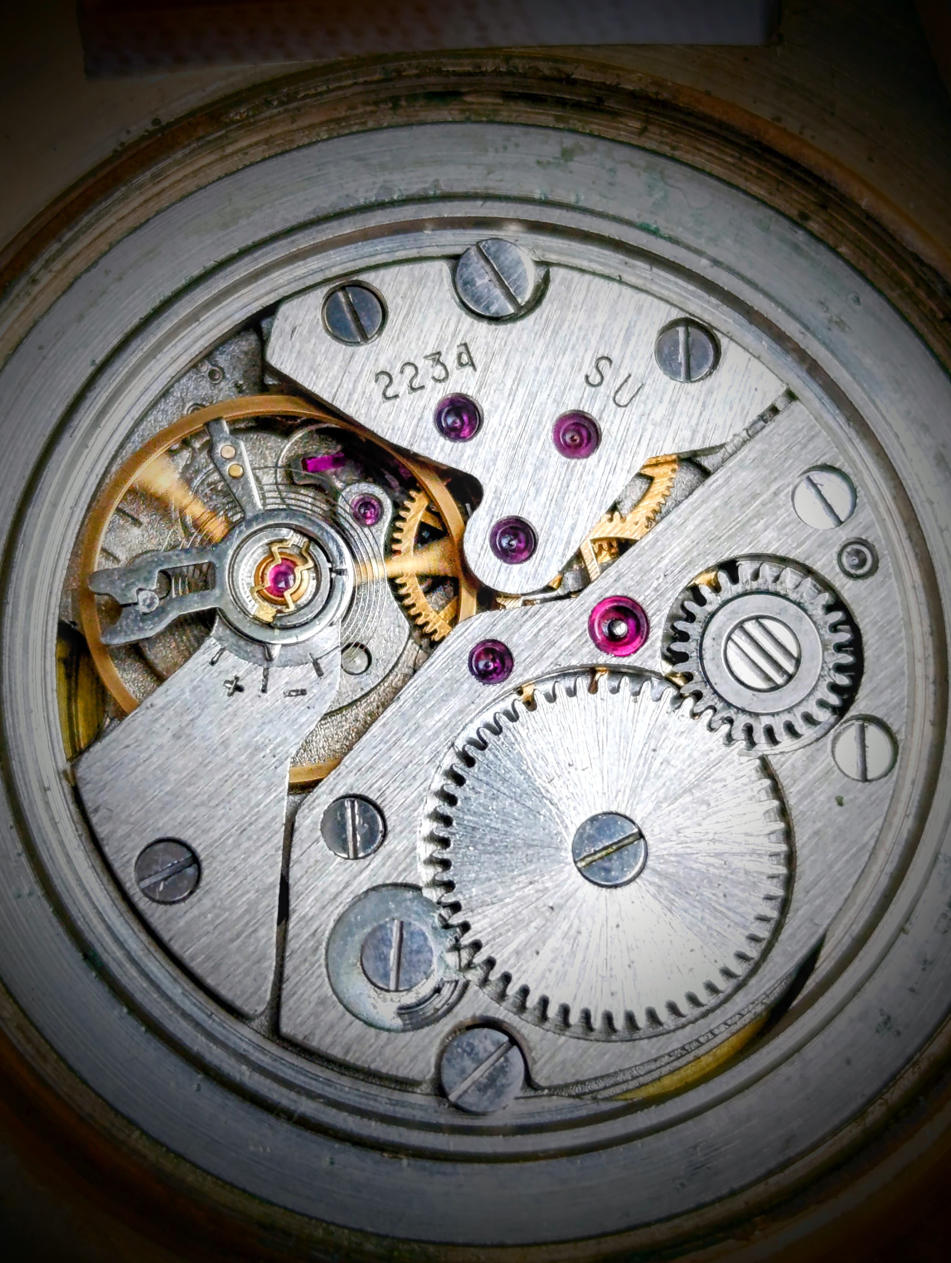 Vostok Komandirskie Original Soviet Watch Cal.:2234 18 Jewels Hack Function Made in USSR 1970s – thumbnail 9