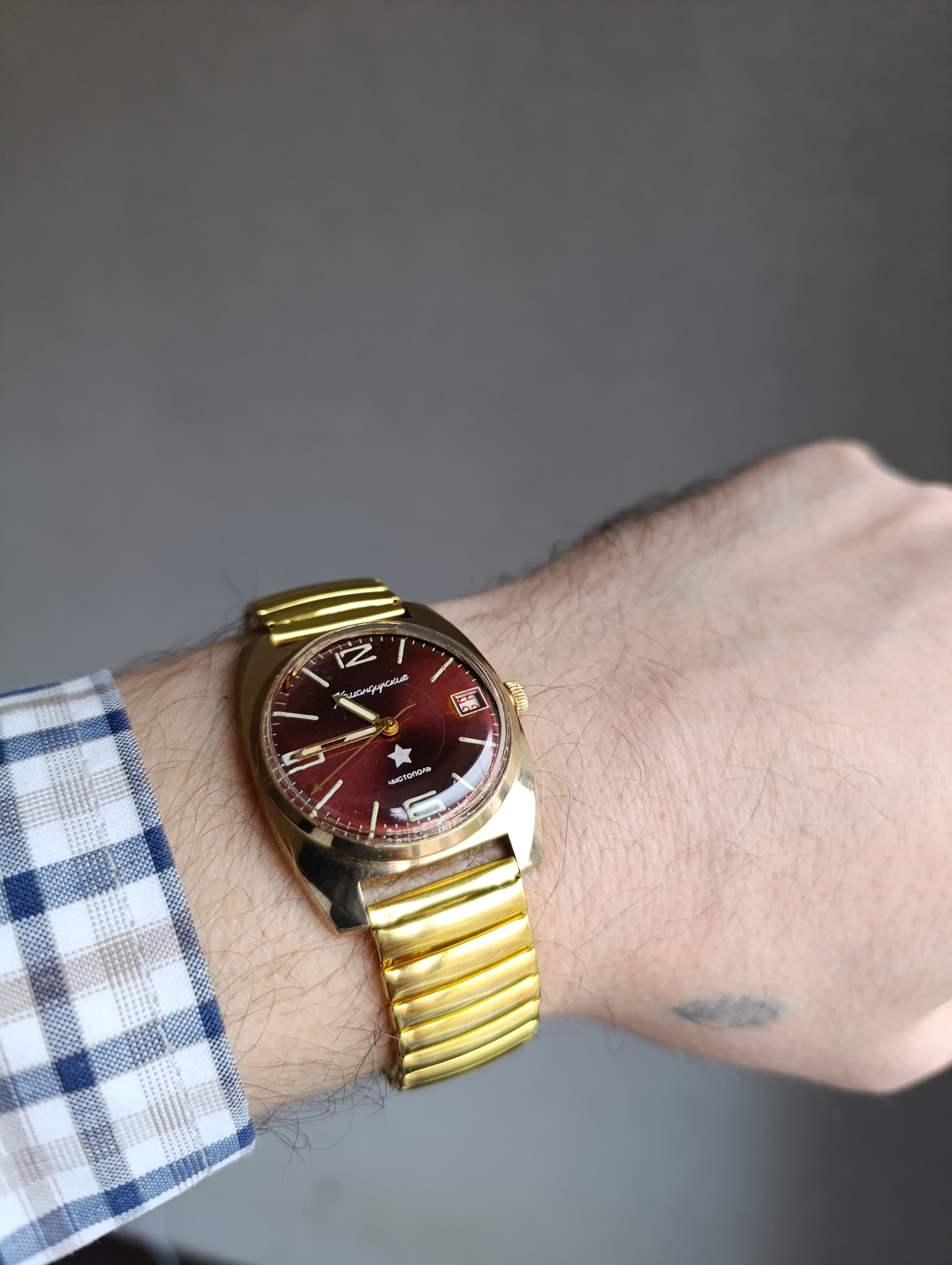 Vostok Komandirskie Original Soviet Watch Cal.:2234 18 Jewels Hack Function Made in USSR 1970s – thumbnail 11