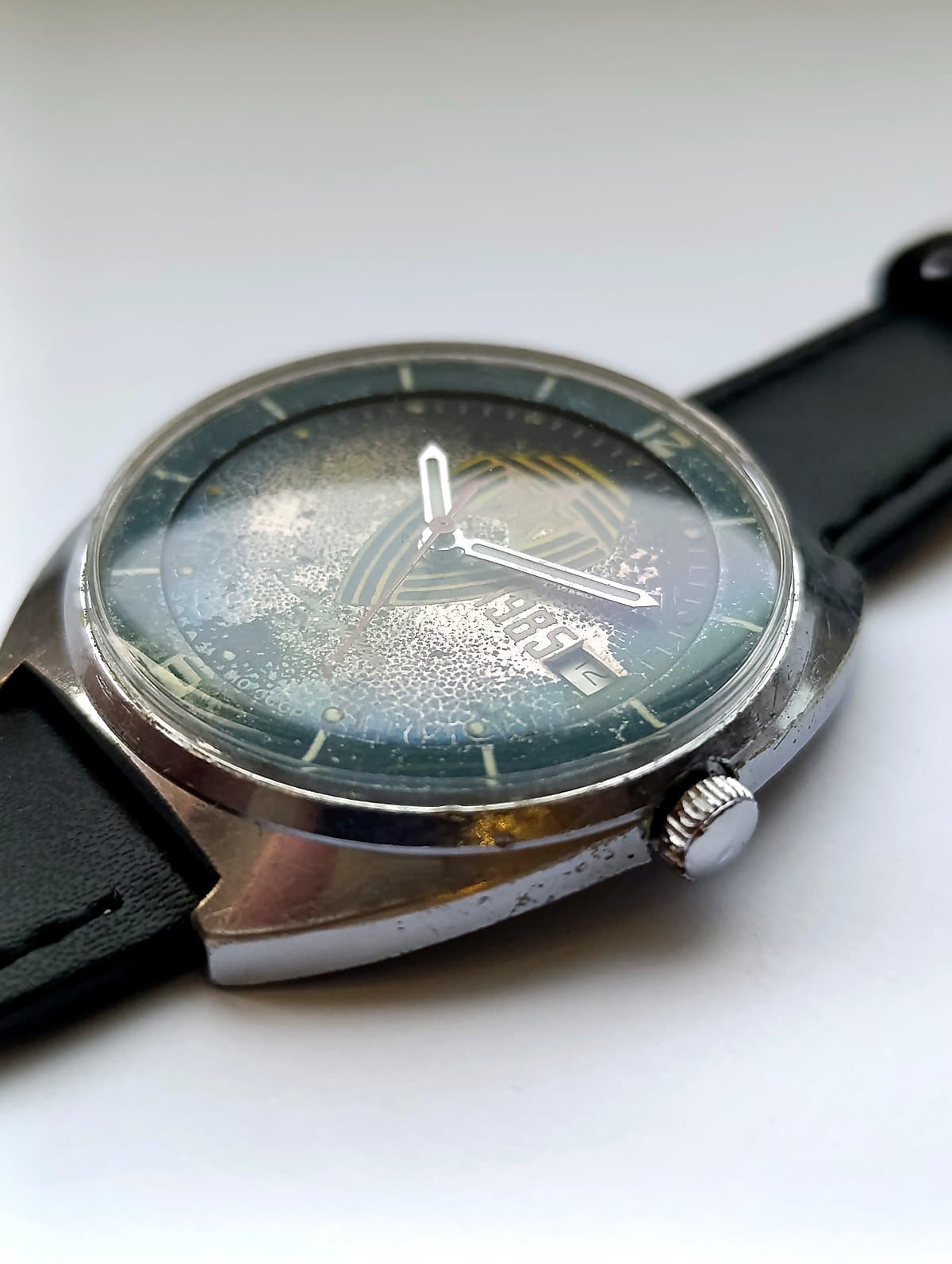 Vintage Vostok Komandirskie Cal. 2234 Hack, USSR Military Watch 1985 – thumbnail 6