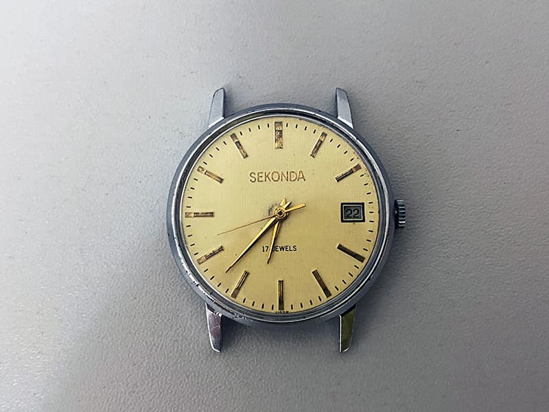 Seconda Wristwatch 17 Jewels Soviet Rare Mechanical Watch USSR Timepiece Russian Men's Watch – thumbnail 7