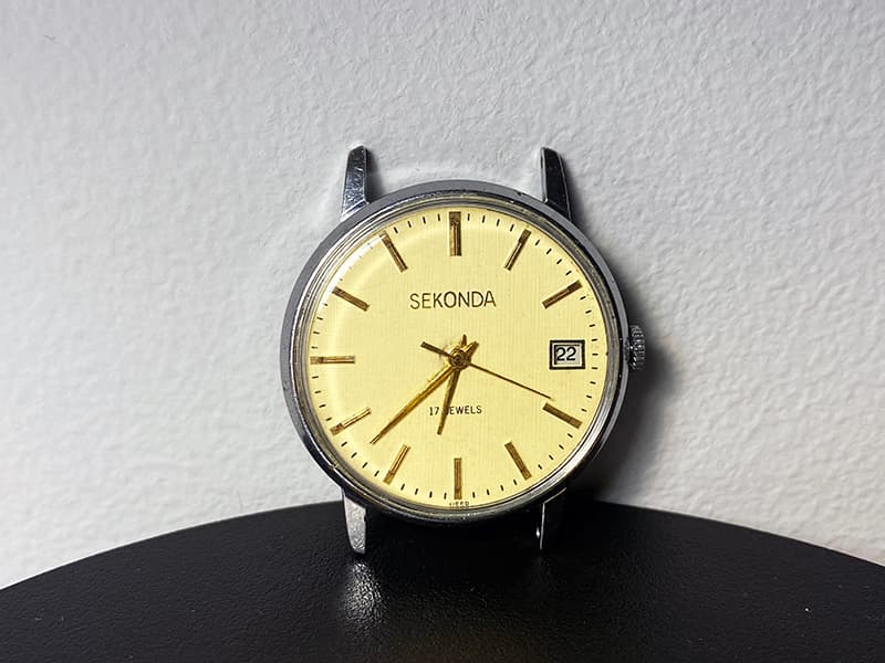 Seconda Wristwatch 17 Jewels Soviet Rare Mechanical Watch USSR Timepiece Russian Men's Watch – thumbnail 8