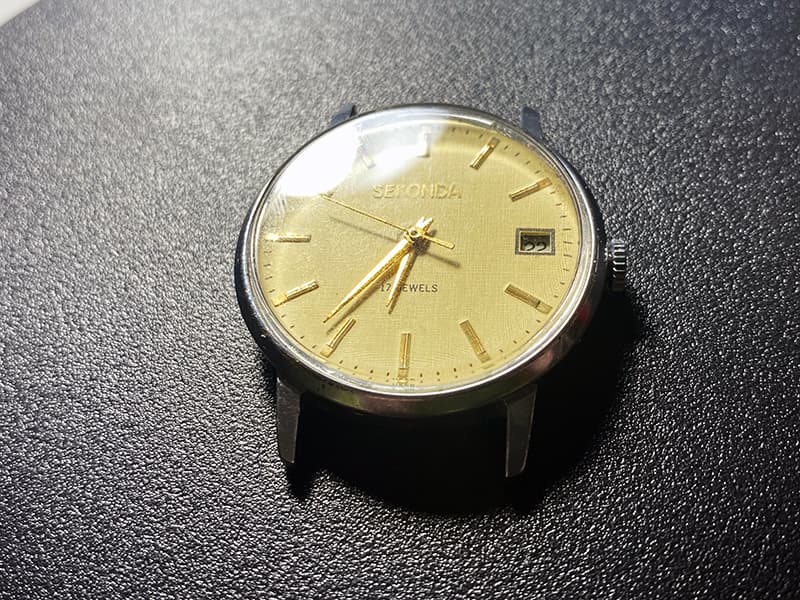 Seconda Wristwatch 17 Jewels Soviet Rare Mechanical Watch USSR Timepiece Russian Men's Watch – thumbnail 5