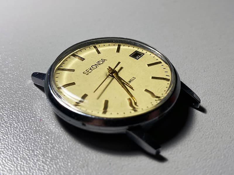 Seconda Wristwatch 17 Jewels Soviet Rare Mechanical Watch USSR Timepiece Russian Men's Watch – thumbnail 3
