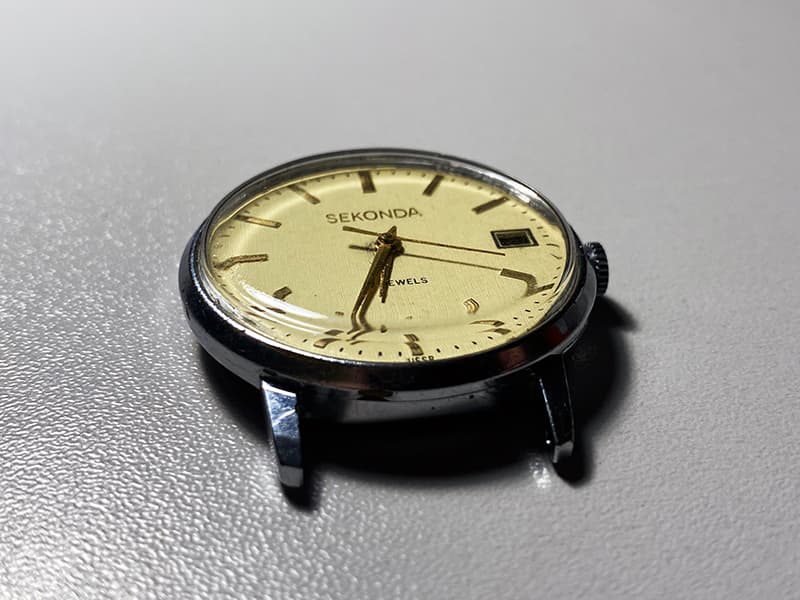 Seconda Wristwatch 17 Jewels Soviet Rare Mechanical Watch USSR Timepiece Russian Men's Watch – thumbnail 2