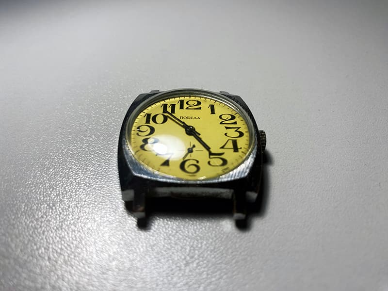 Wristwatch Pobeda Vintage Watch Very Rare Wristwatch 15 Jewels Timepiece 2602 Movement – thumbnail 3