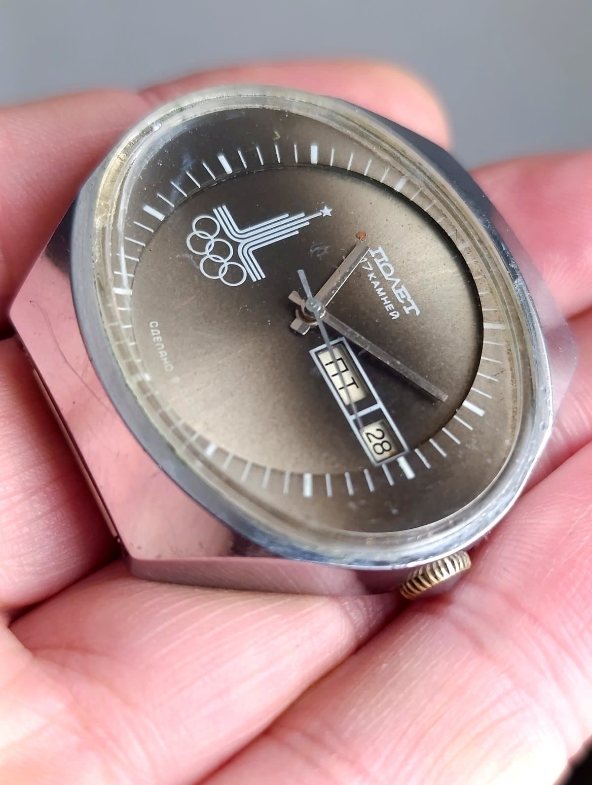 Poljot Stadium — Rare Soviet Olympic Watch from Moscow 1980 – thumbnail 7