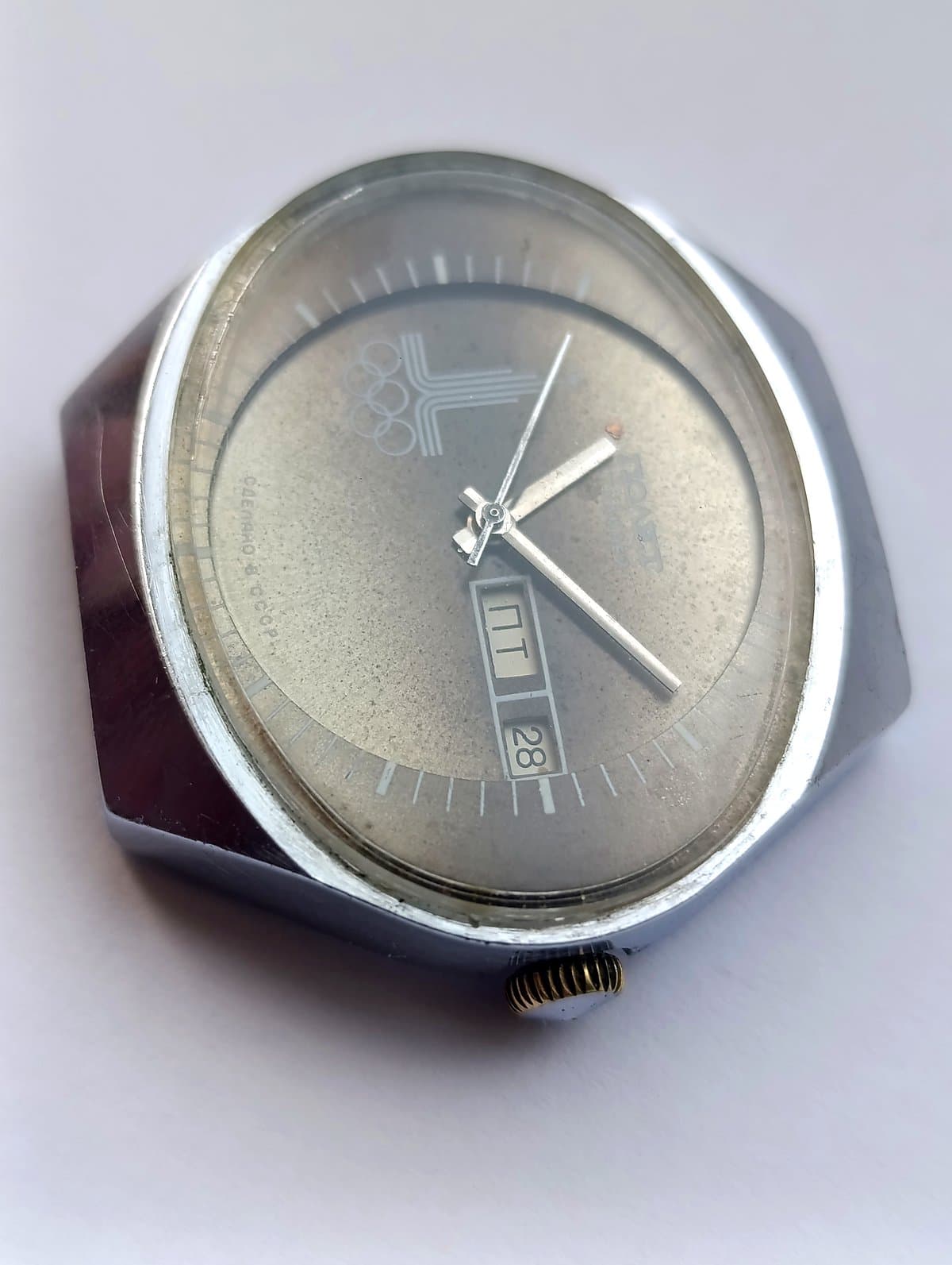 Poljot Stadium — Rare Soviet Olympic Watch from Moscow 1980 – thumbnail 3