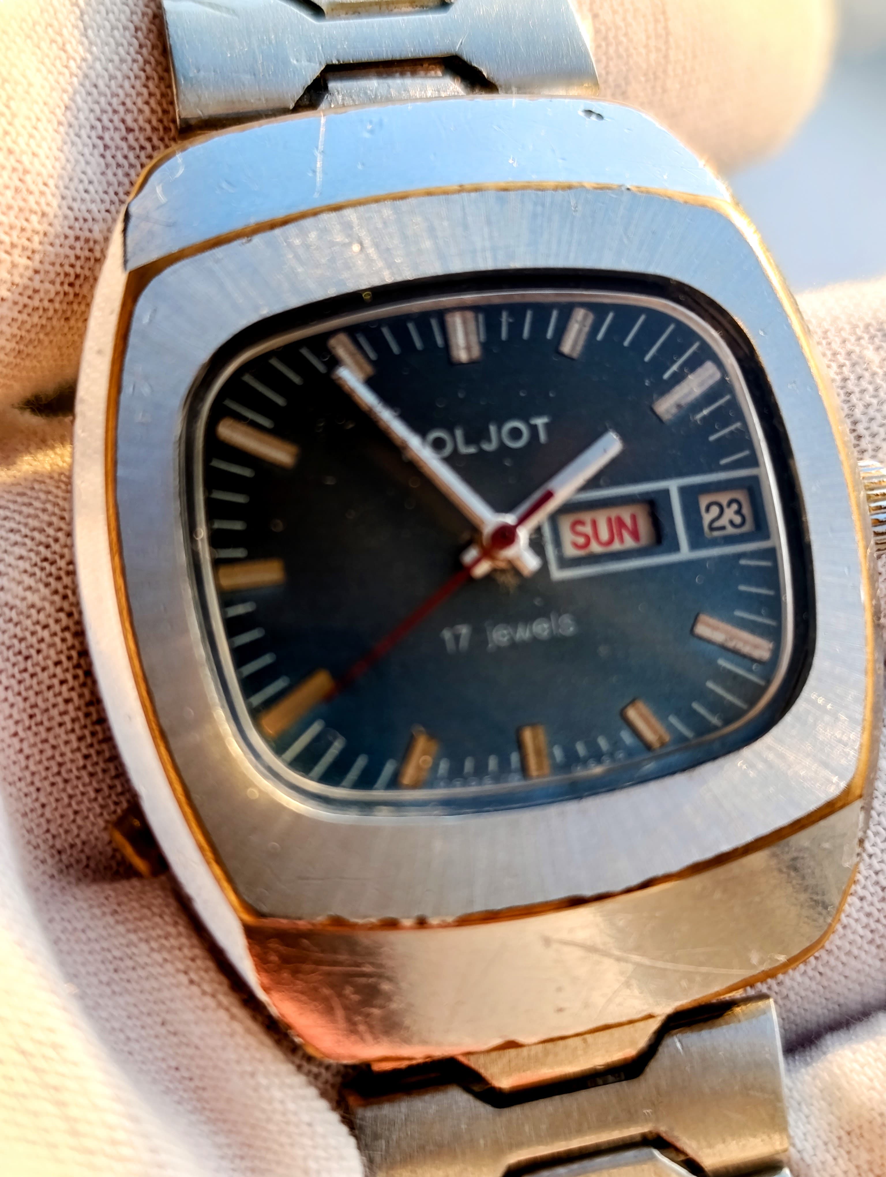 Vintage Poljot 2628.H Soviet Mechanical Watch First Moscow Watch Factory  – thumbnail 13