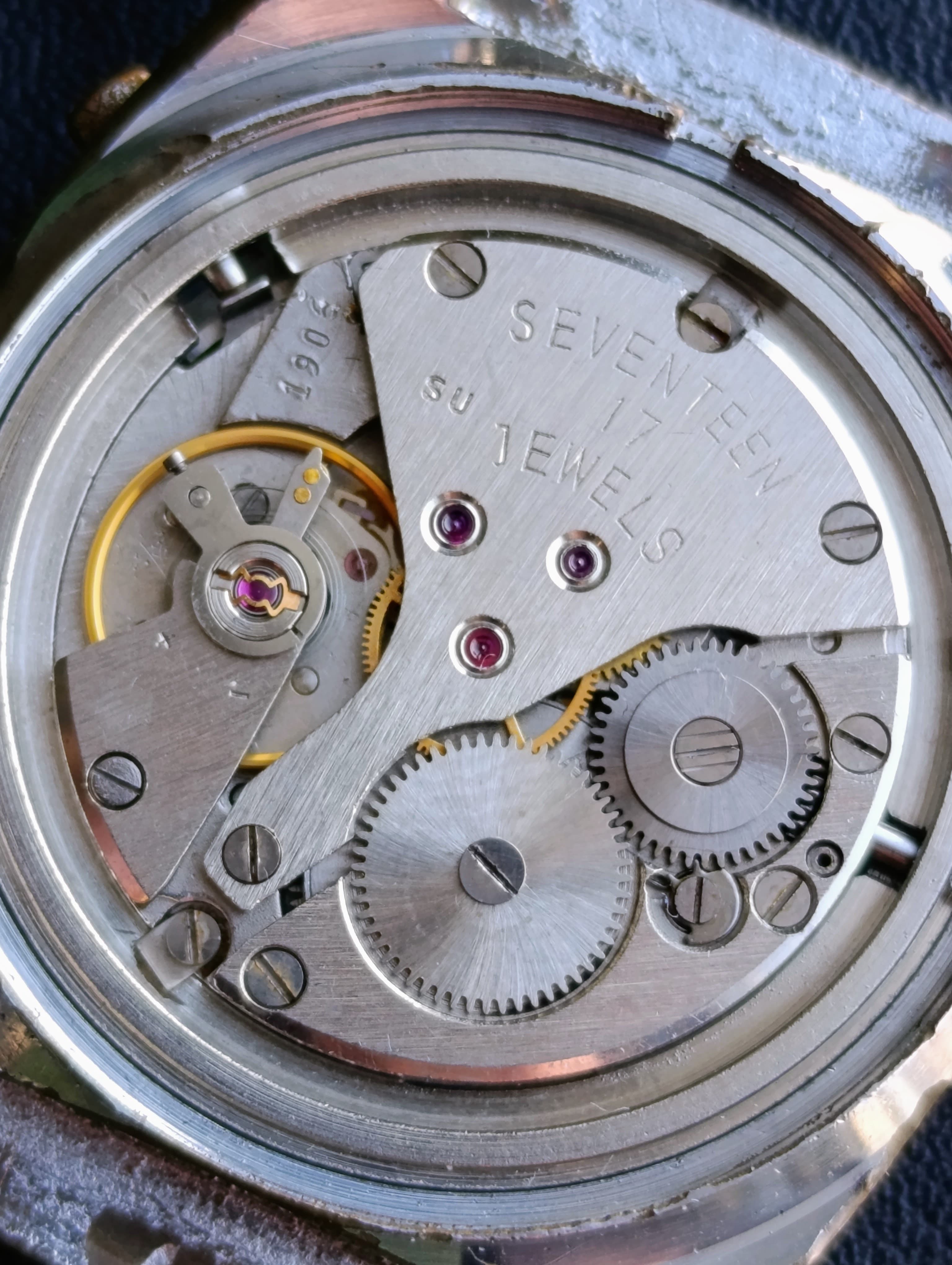 Poljot 2628H Vintage USSR Mechanical Watch First Moscow Watch Factory Blue Dial – thumbnail 4