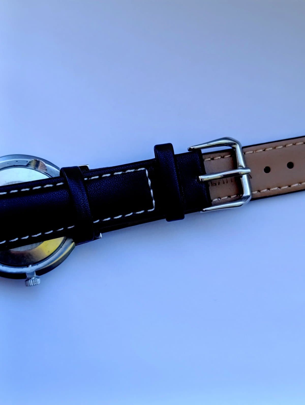 Vintage Luch Soviet Watch Cal. 2209 23 Jewels Ultra Thin Mechanical USSR 1980s – thumbnail 6