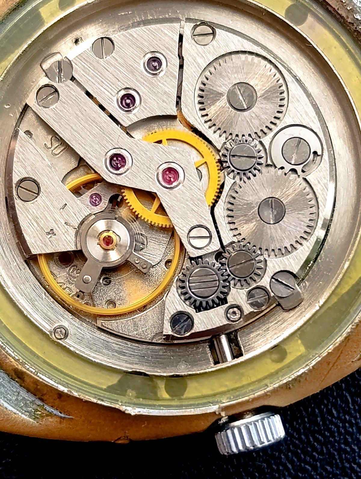 Slava 2428 Mechanical Watch 1980s – Soviet Triple Calendar, 26 Jewels – thumbnail 2