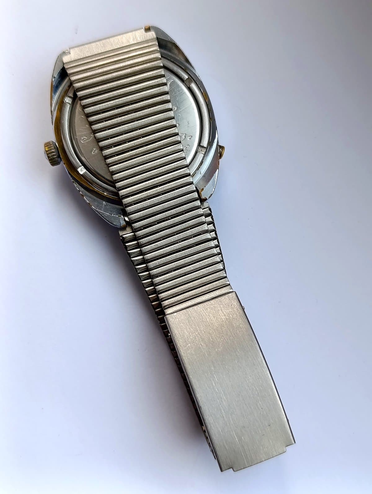 Vintage Poljot 2628.H 1979 USSR Watch Silver Dial NOS ZIM Bracelet – thumbnail 9