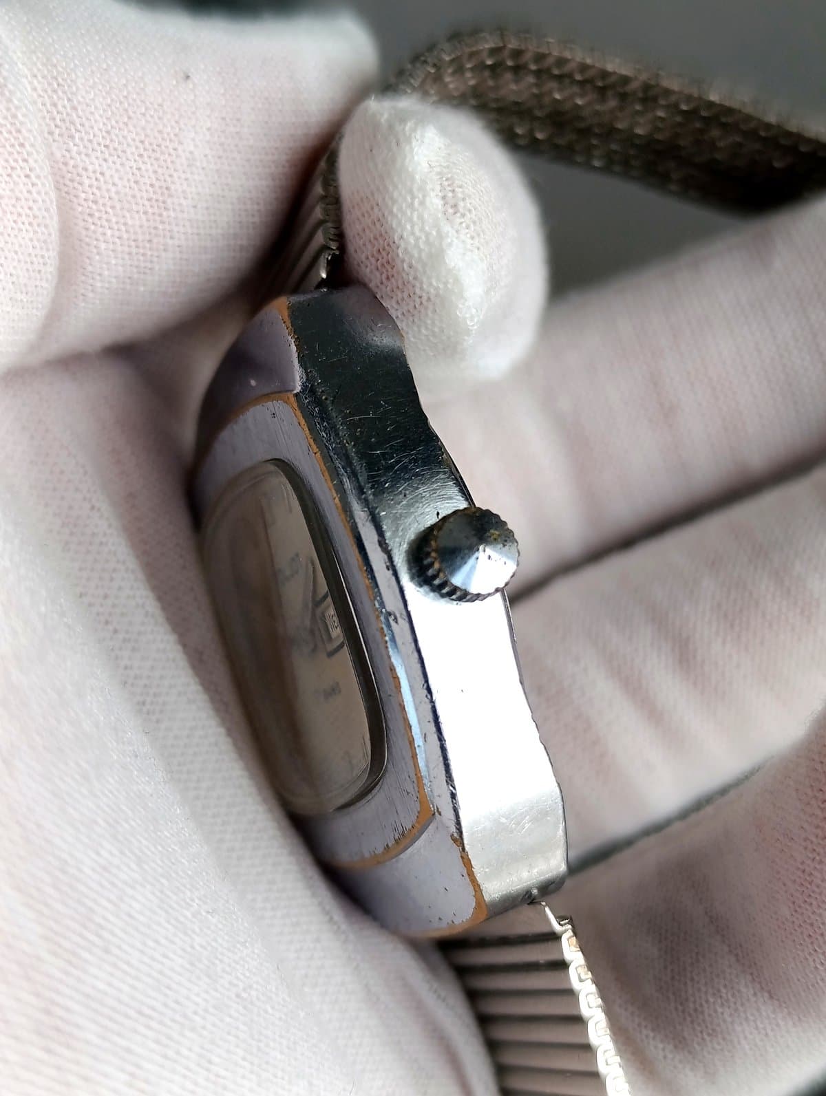Vintage Poljot 2628.H 1979 USSR Watch Silver Dial NOS ZIM Bracelet – thumbnail 5