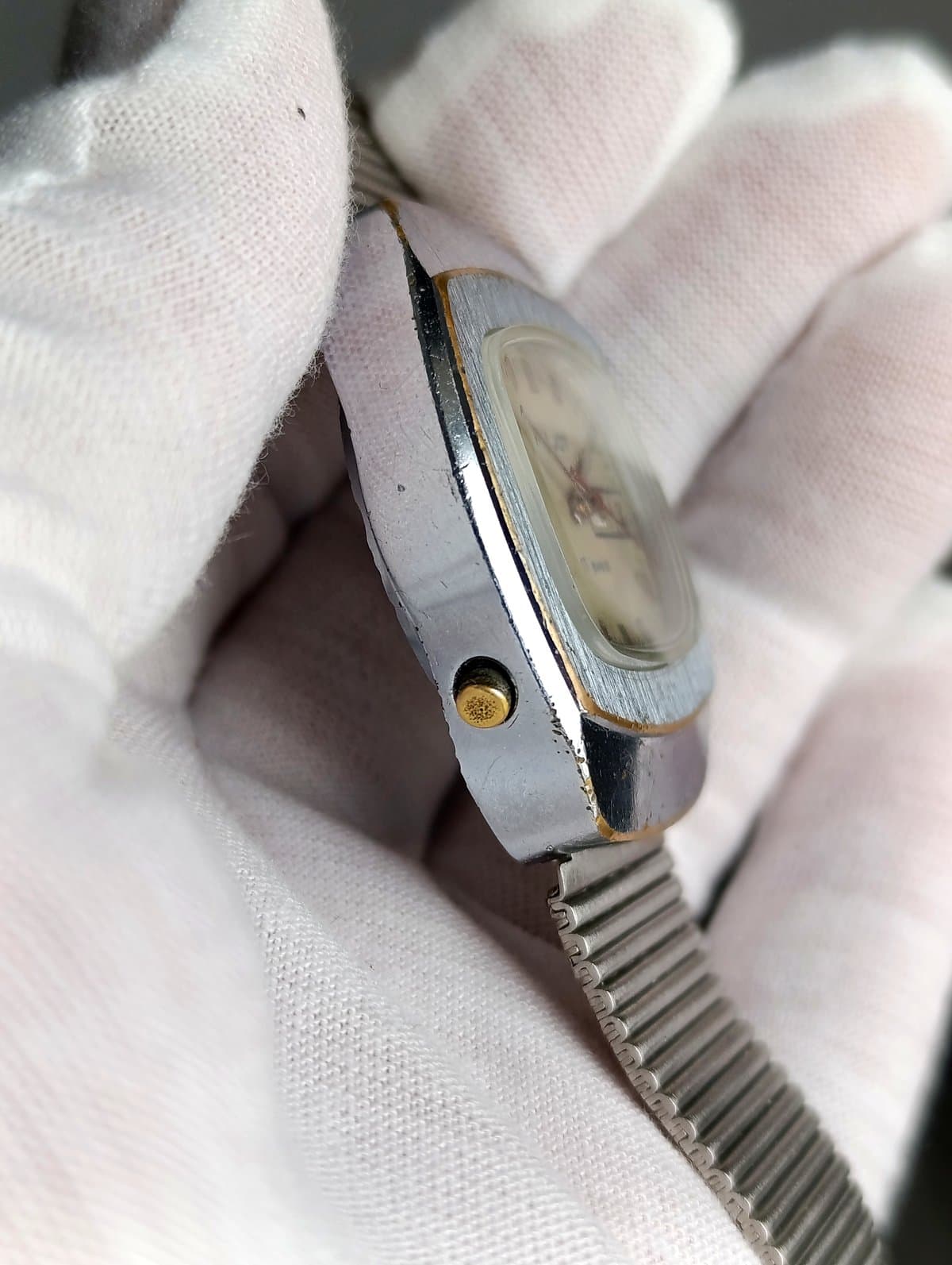 Vintage Poljot 2628.H 1979 USSR Watch Silver Dial NOS ZIM Bracelet – thumbnail 6