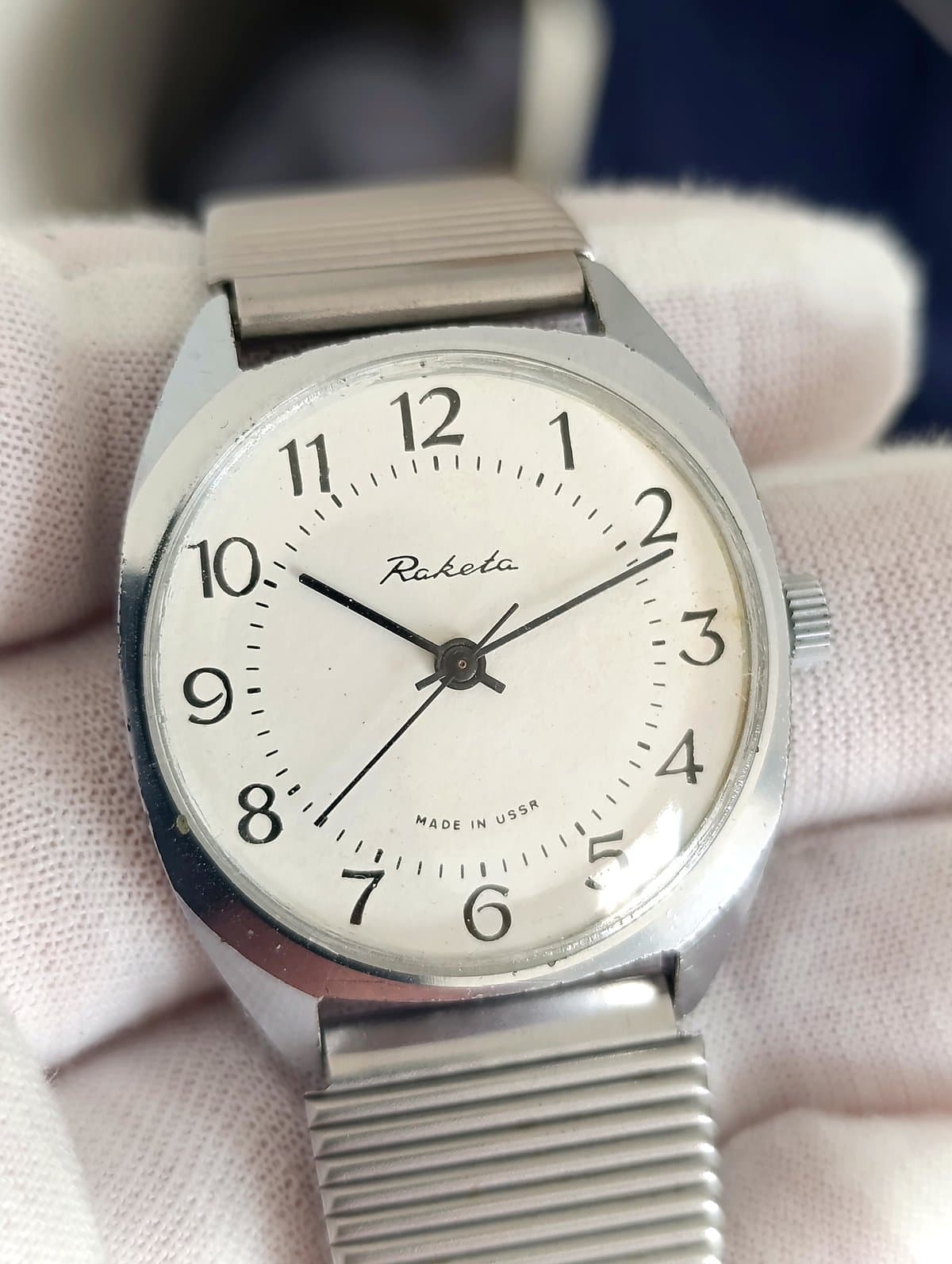 Vintage Raketa 621094 USSR Mechanical Watch – 1980s Petrodvorets Fully Serviced – thumbnail 9