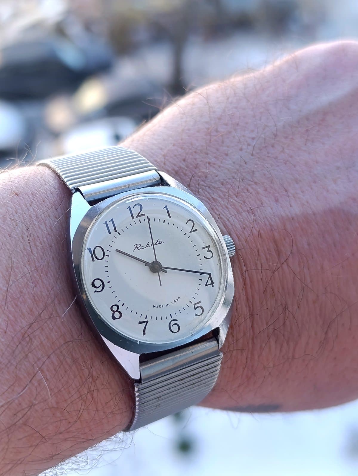 Vintage Raketa 621094 USSR Mechanical Watch – 1980s Petrodvorets Fully Serviced – thumbnail 10