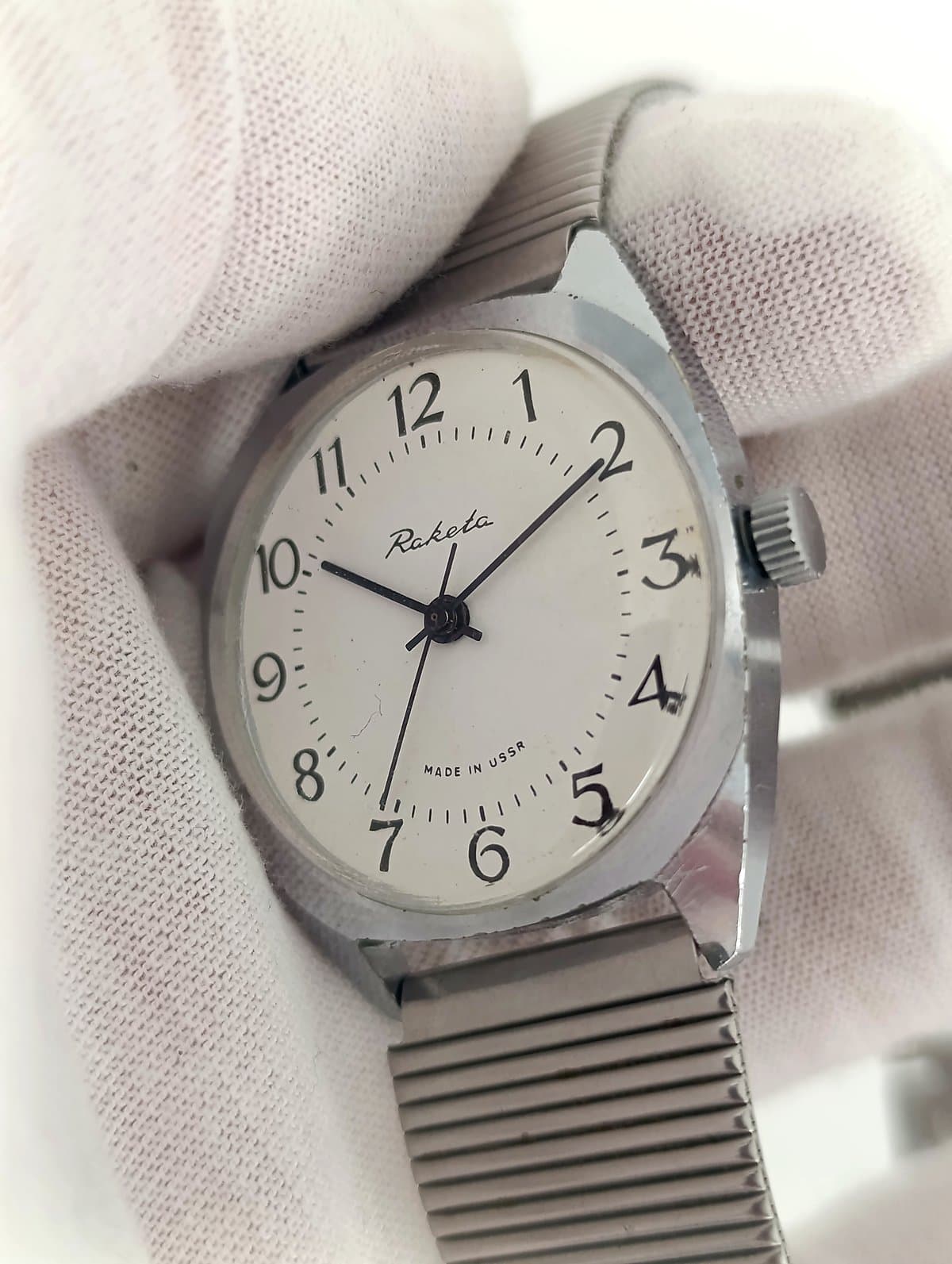 Vintage Raketa 621094 USSR Mechanical Watch – 1980s Petrodvorets Fully Serviced – thumbnail 7