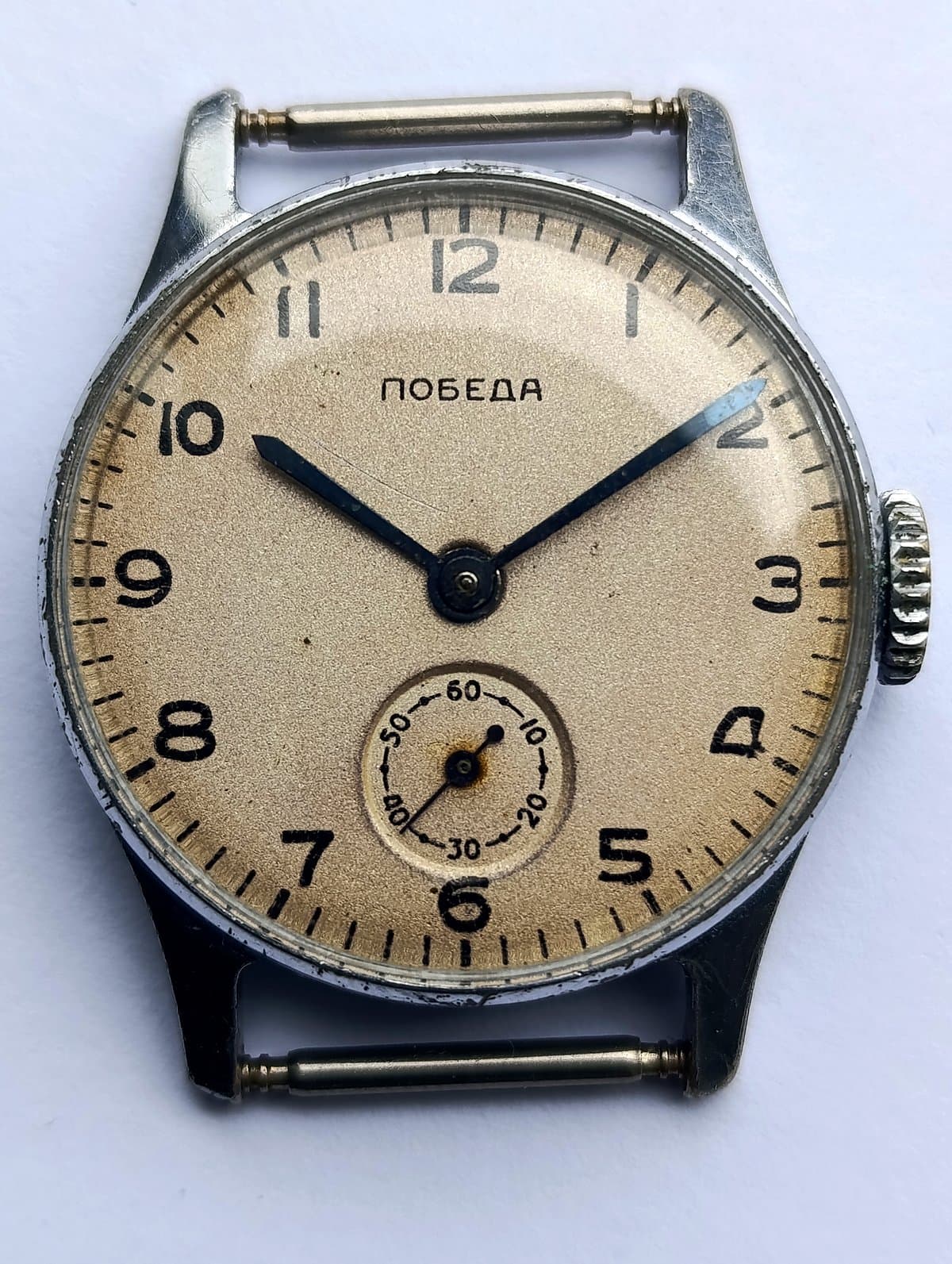 Vintage Soviet Watch Pobeda Cal.: 2602 Chistopol Watch Factory Made in USSR 1955 – thumbnail 1
