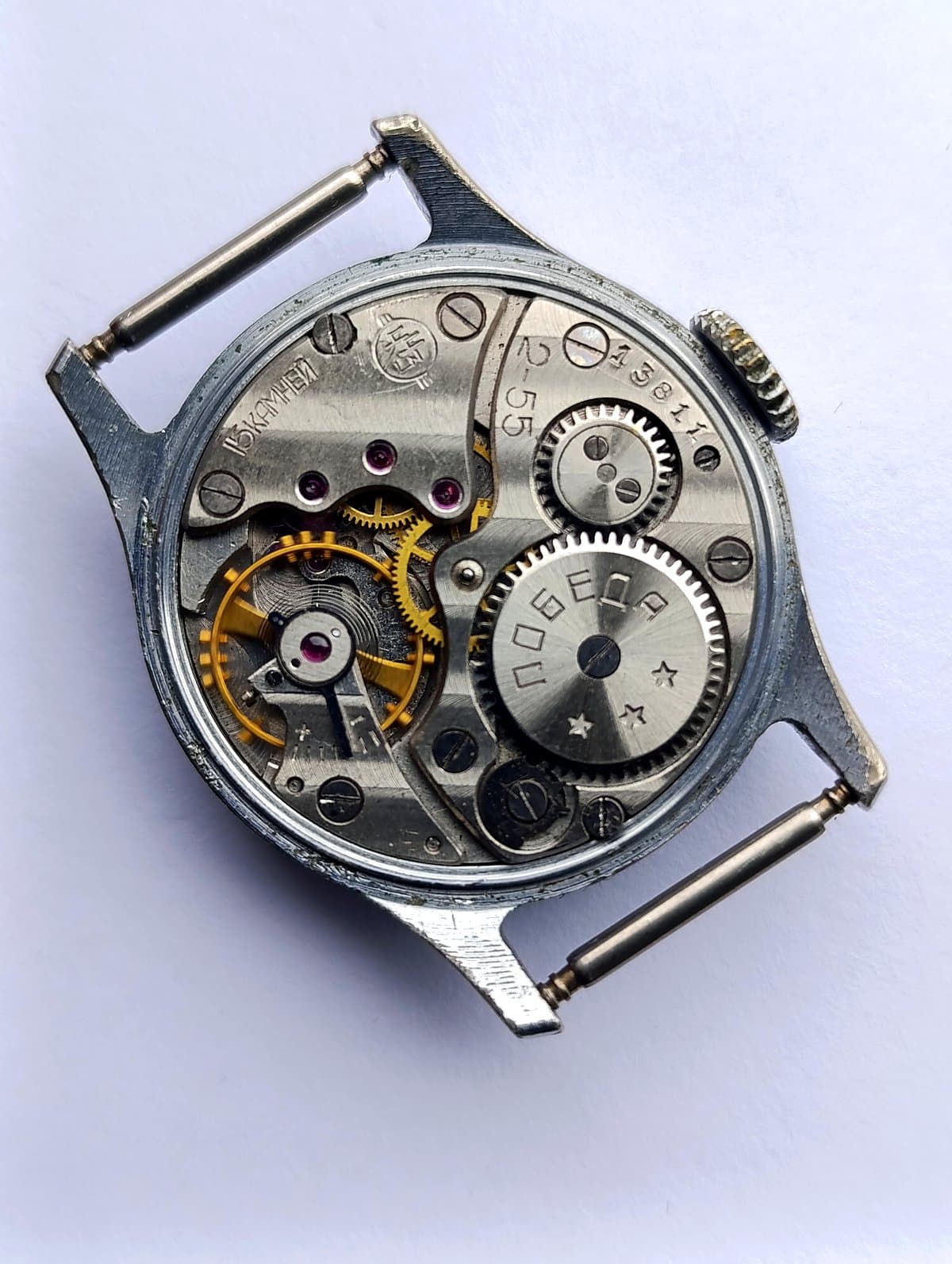Vintage Soviet Watch Pobeda Cal.: 2602 Chistopol Watch Factory Made in USSR 1955 – thumbnail 11
