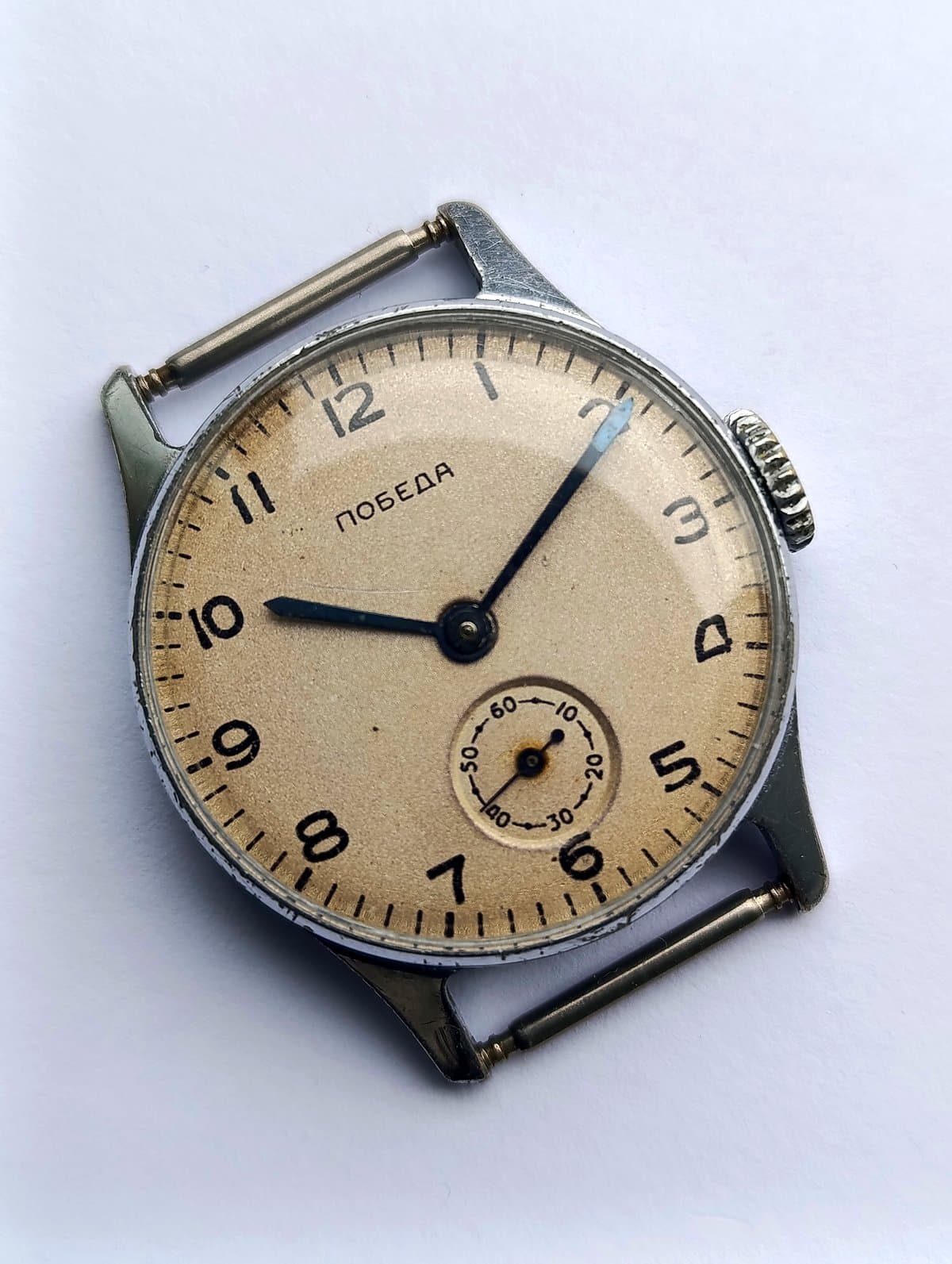 Vintage Soviet Watch Pobeda Cal.: 2602 Chistopol Watch Factory Made in USSR 1955 – thumbnail 4