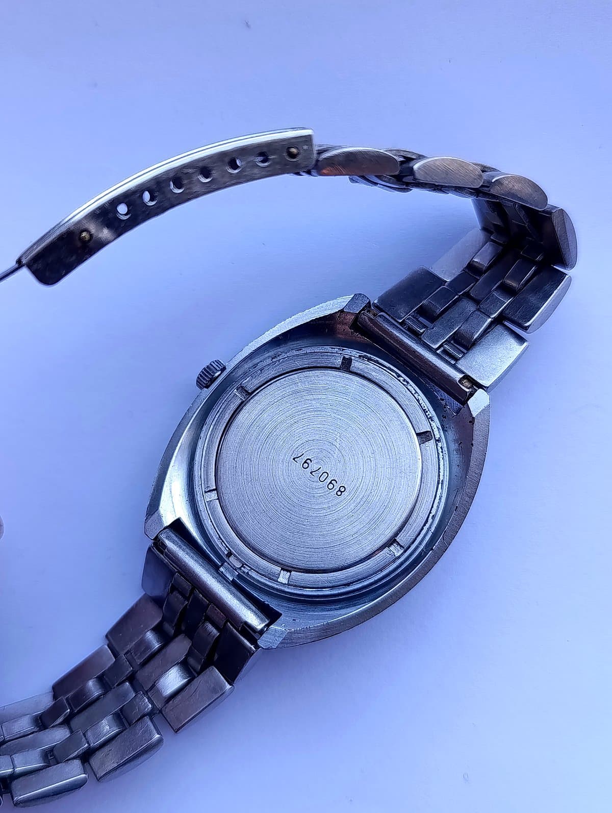 Vintage Komandirskie Soviet Watch Cal. 2234 Hacking Made in USSR Steel Bracelet – thumbnail 6