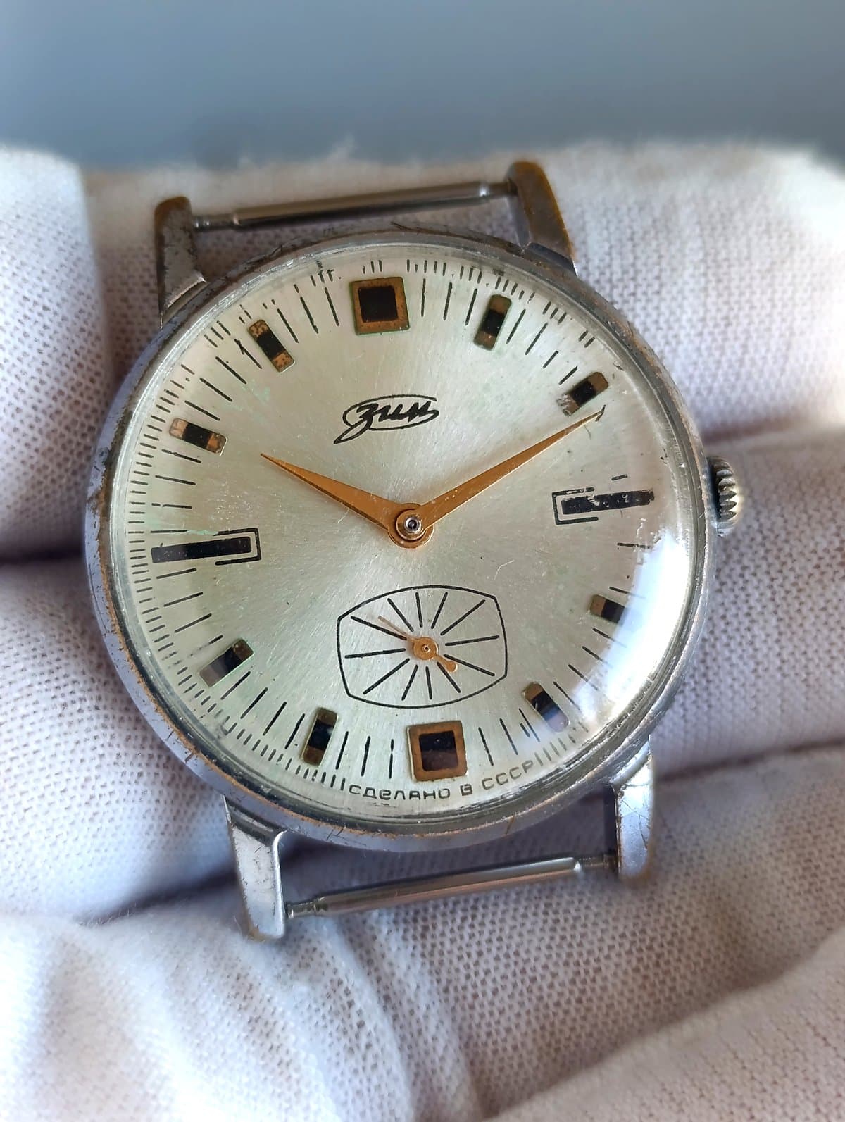Vintage ZIM Watch Made in USSR – Cal 2602 Mechanical 1970s Soviet Watch – thumbnail 4